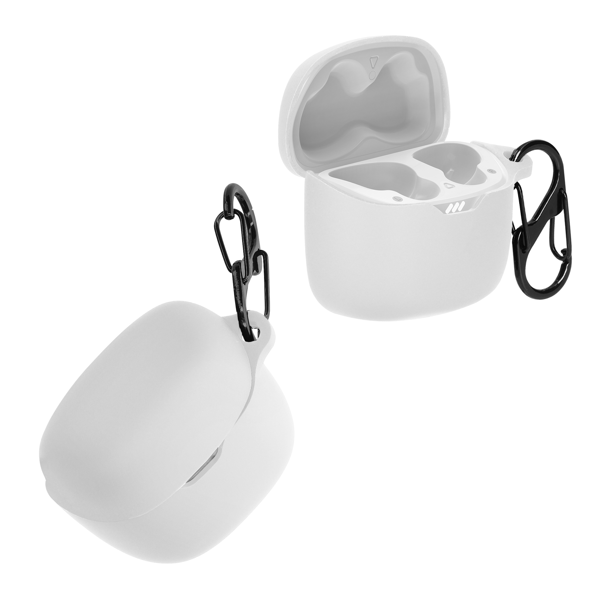 Pouzdro na sluchátka kwmobile pro JBL Tune Flex - bílá