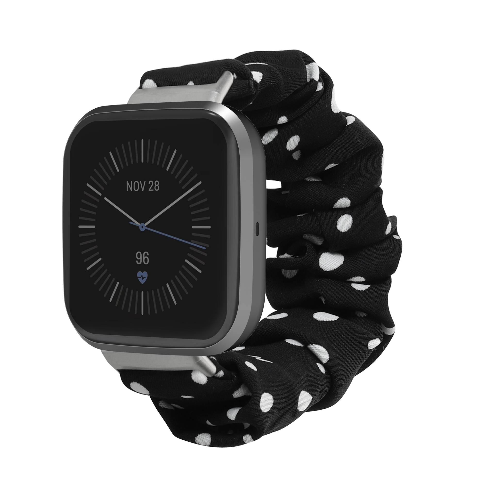 Řemínek kwmobile pro Fitbit Versa 4 / Sense 2 / Versa 3 / Sense - černá / bílá