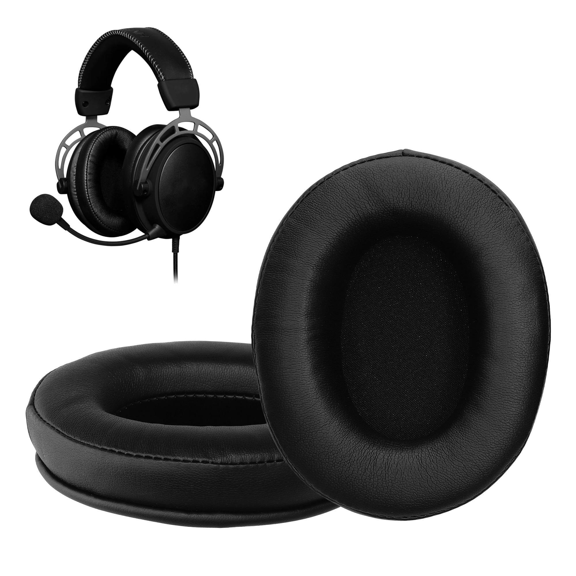2x Náušníky na sluchátka kwmobile pro Kingston Hyper X Cloud Alpha / Cloud… - černá