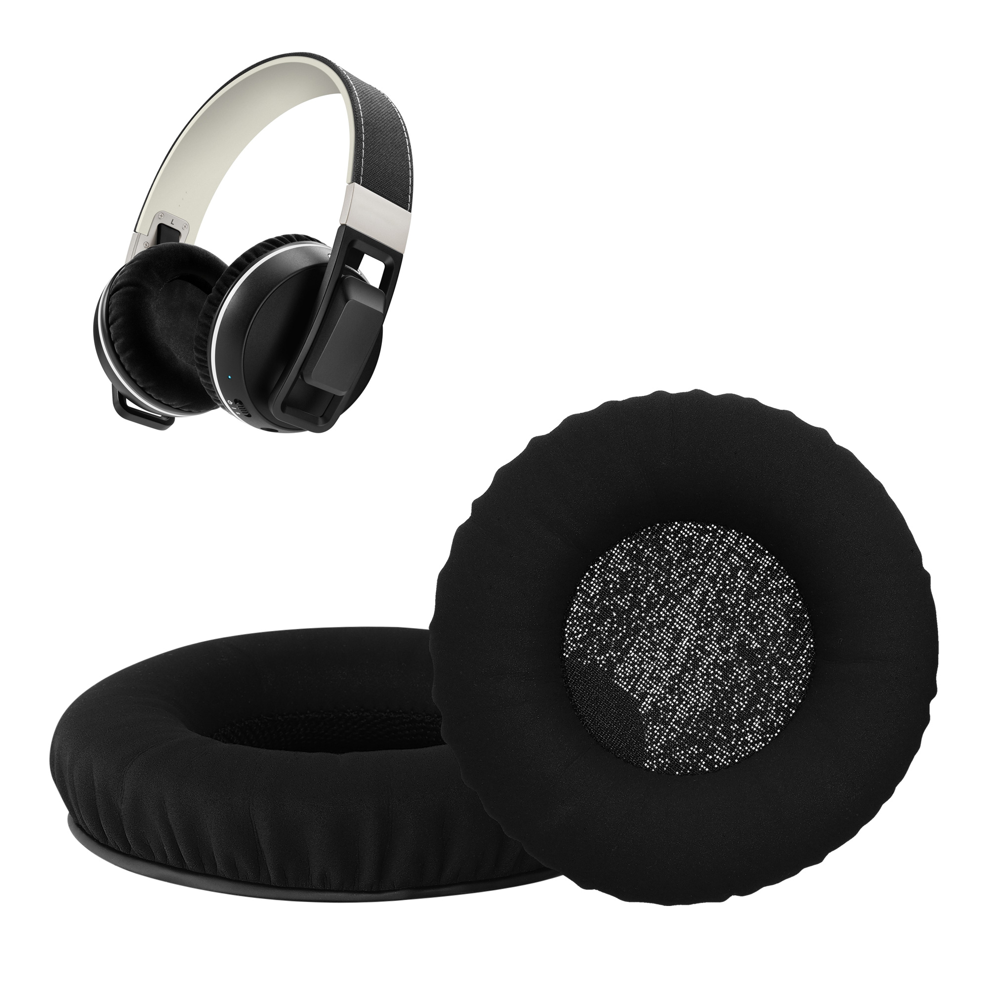 Náušníky kwmobile 2 ks pro Sennheiser Urbanite XL - černá