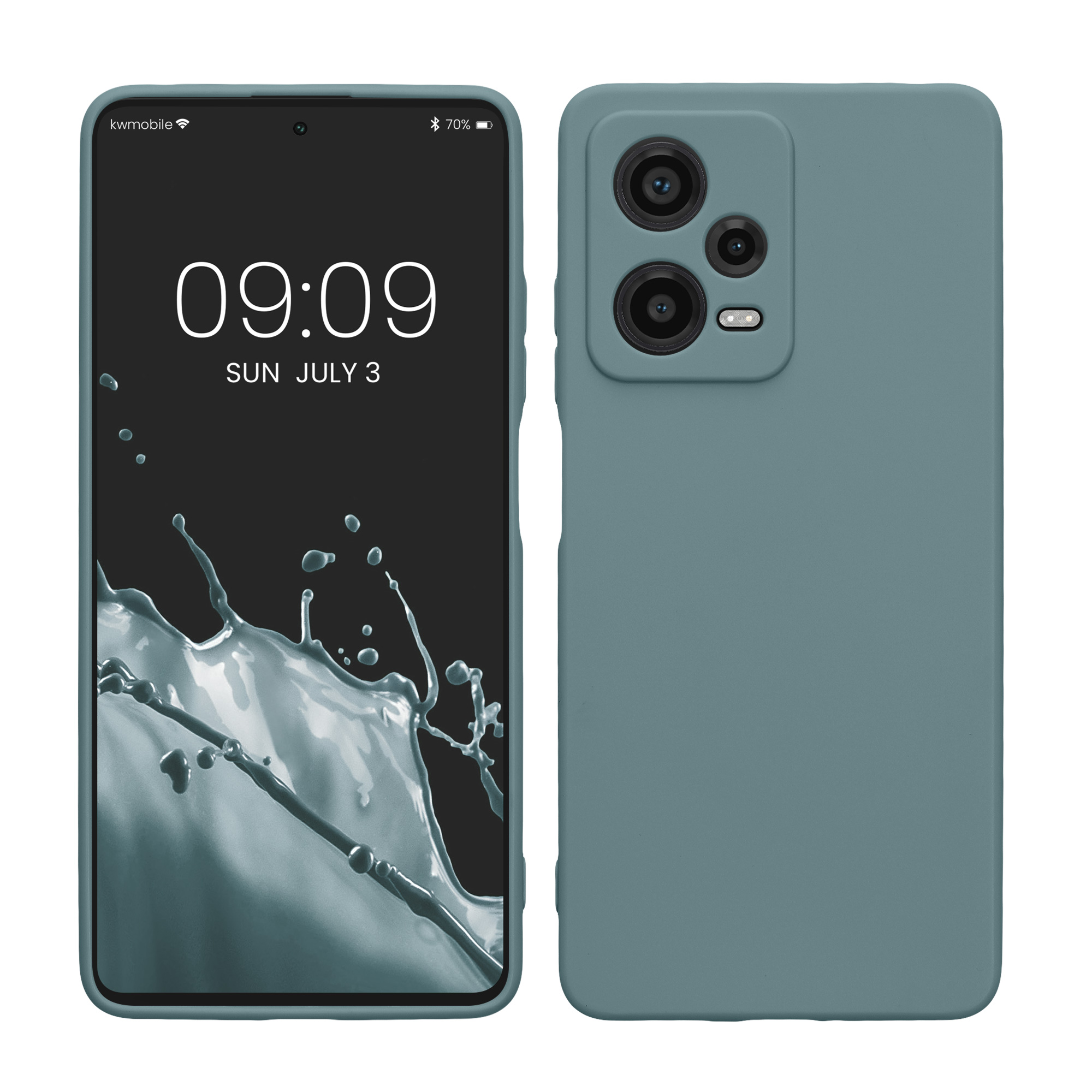 Kryt Xiaomi Redmi Note 12 Pro 5G silikonový TPU arktická noc kwmobile