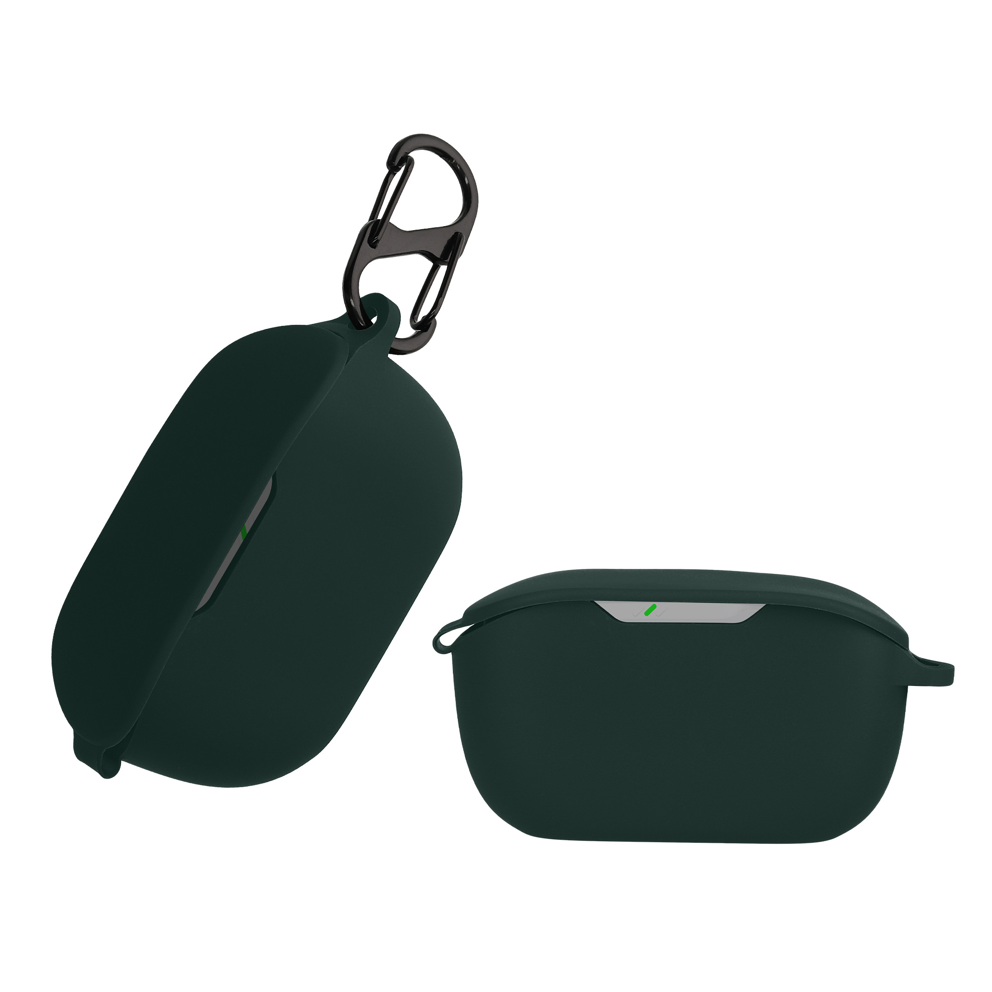 Pouzdro na sluchátka kwmobile pro JBL WAVE BUDS, tmavě zelená