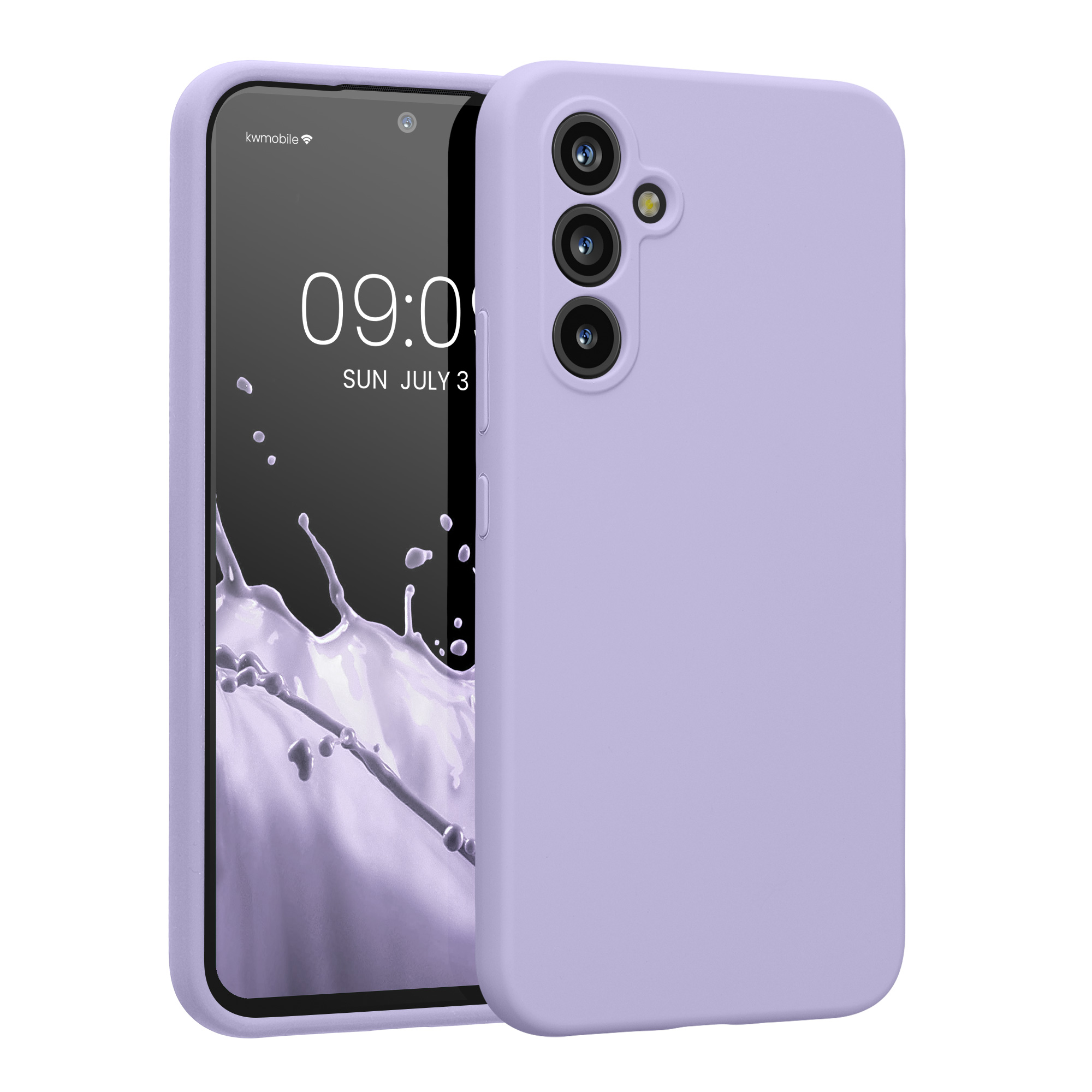 Kryt na mobil Samsung Galaxy A54 5G kwmobile slim matný TPU Levandulová