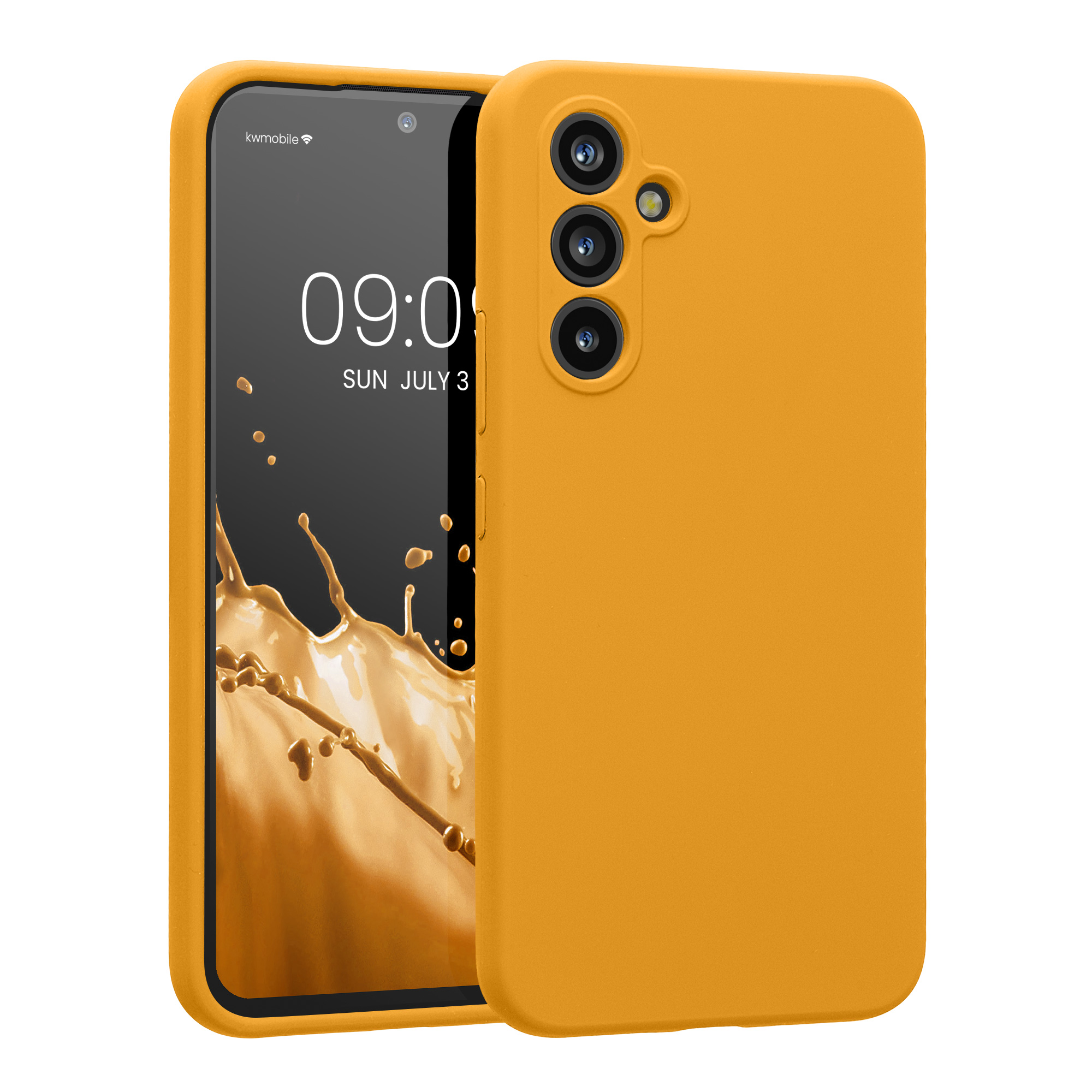 Kryt na mobil Samsung Galaxy A54 5G kwmobile slim matný TPU Mango
