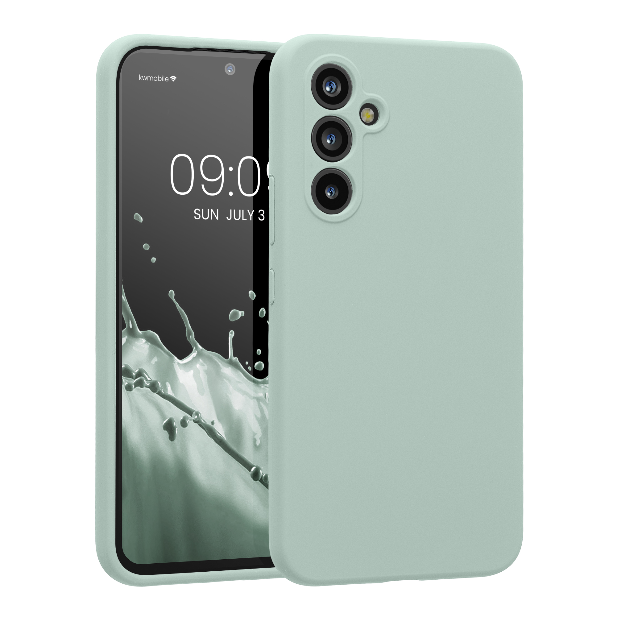 Kryt na mobil Samsung Galaxy A54 5G kwmobile slim matný TPU Chladná mátová