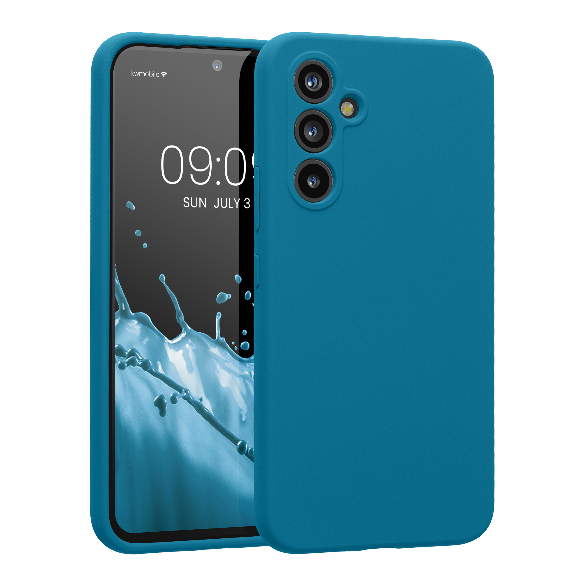 Kryt na mobil Samsung Galaxy A54 5G kwmobile slim matný TPU Modrý útes