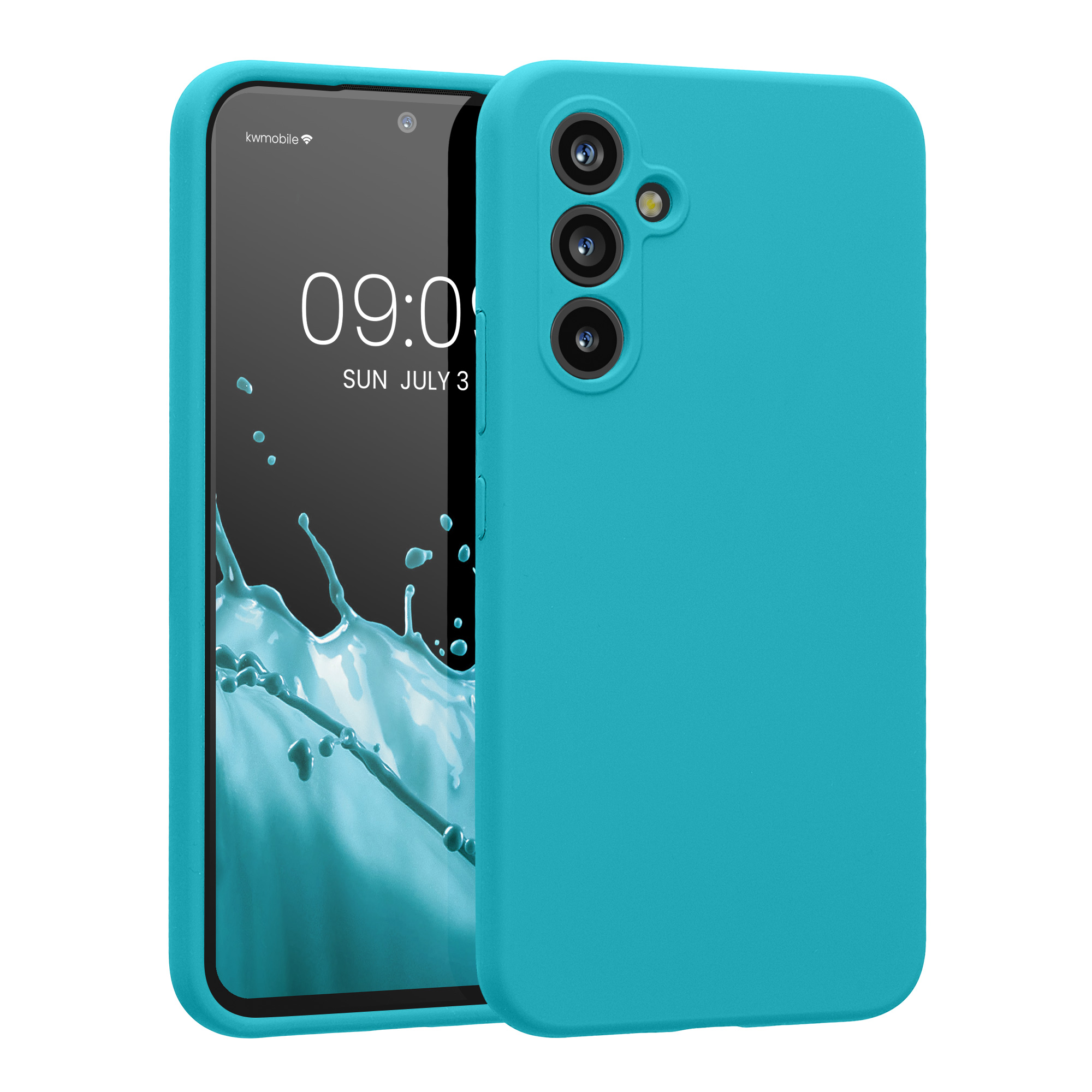 Kryt na mobil Samsung Galaxy A54 5G kwmobile slim matný TPU Chladný ledovec