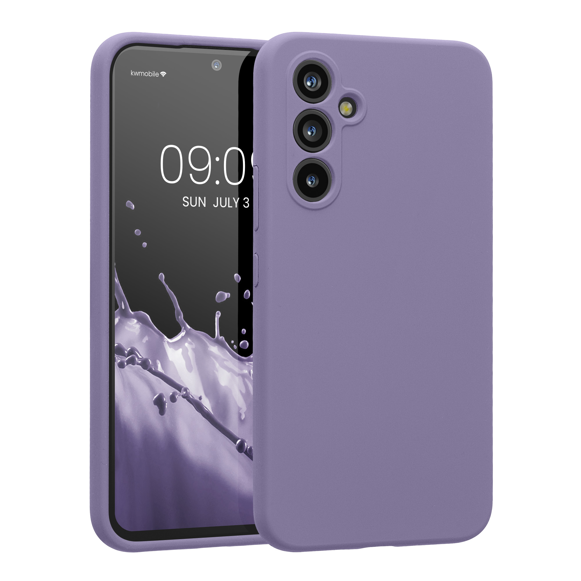 Kryt na mobil Samsung Galaxy A54 5G kwmobile slim matný TPU Fialová
