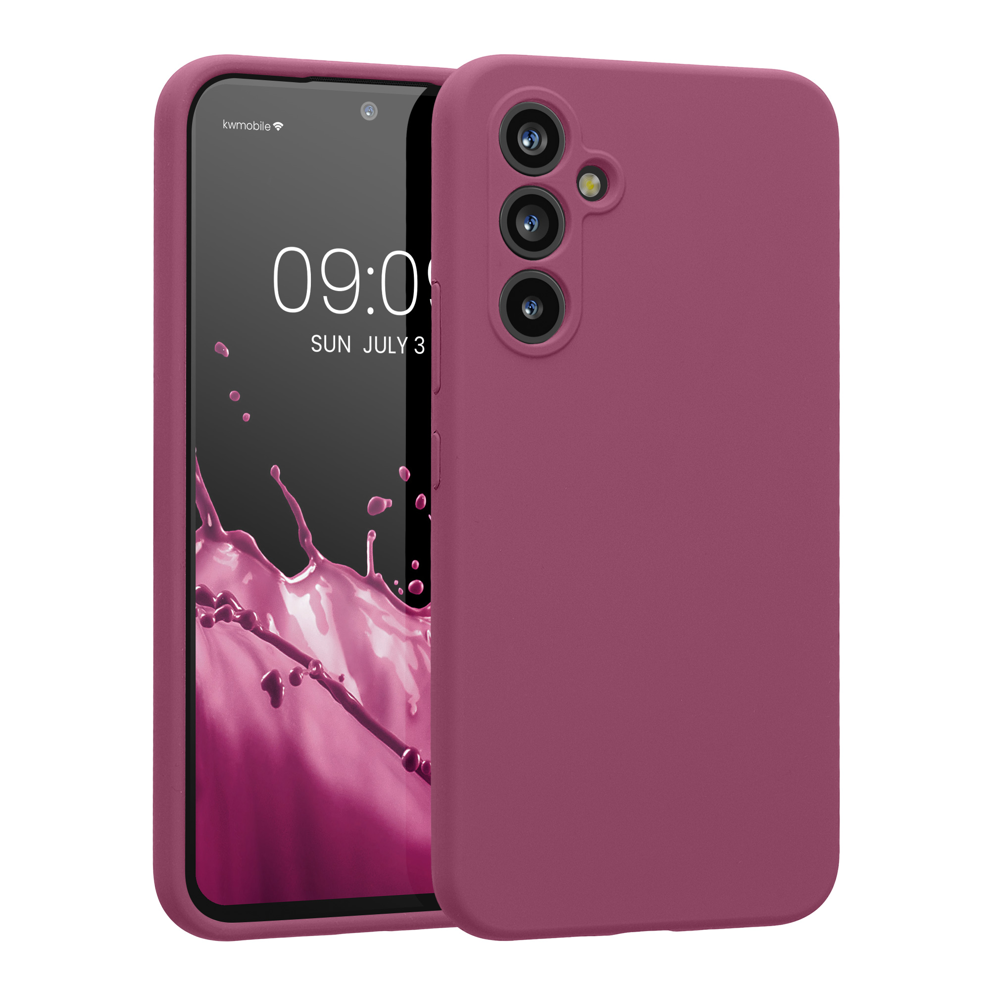 Kryt na mobil Samsung Galaxy A54 5G kwmobile slim matný TPU Orchidejová fialová