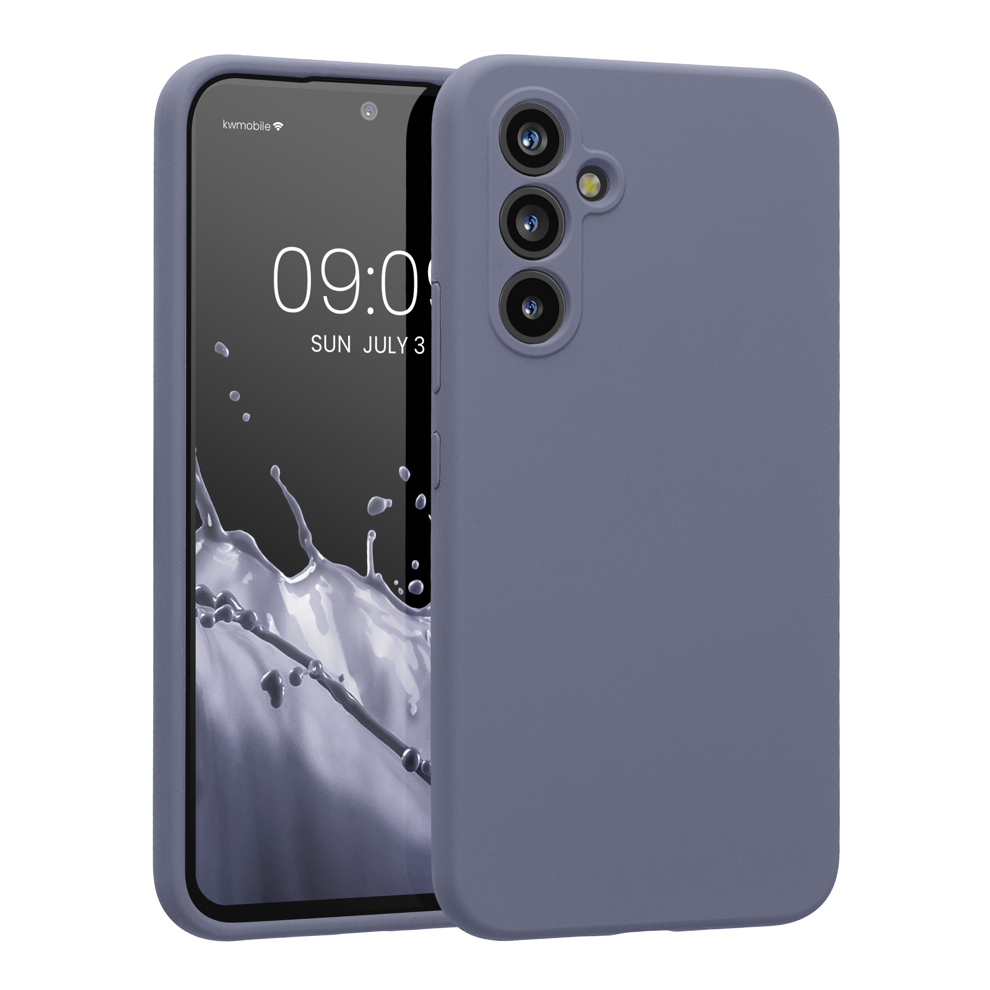 Kryt na mobil Samsung Galaxy A54 5G, tenký - kwmobile, levandulově šedý