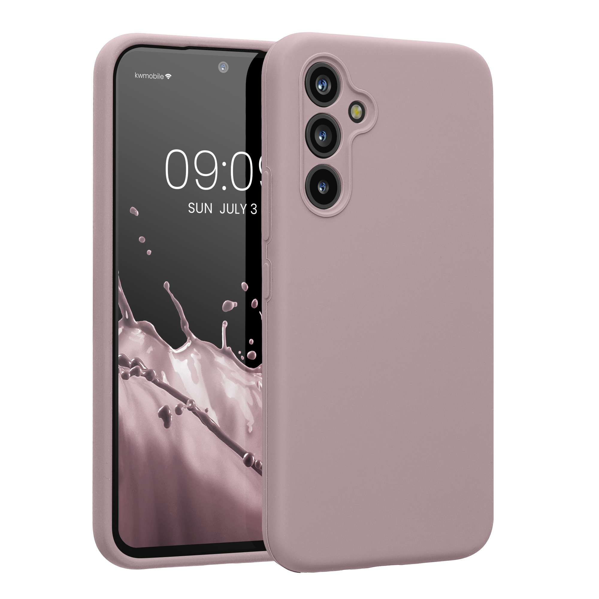 Kryt na mobil Samsung Galaxy A54 5G kwmobile slim matný TPU Fialový mrak
