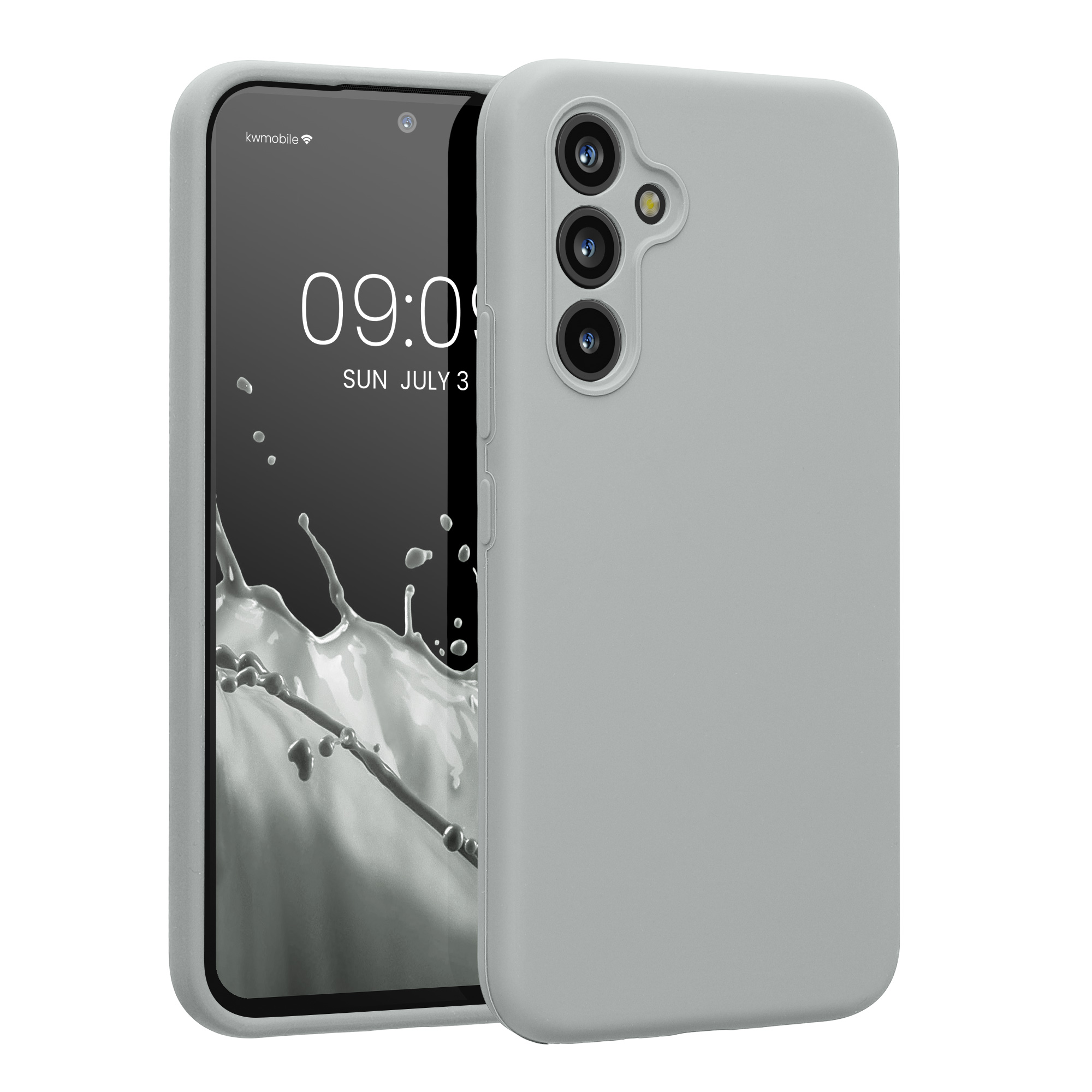 Kryt na mobil Samsung Galaxy A54 5G kwmobile slim matný TPU Šedá