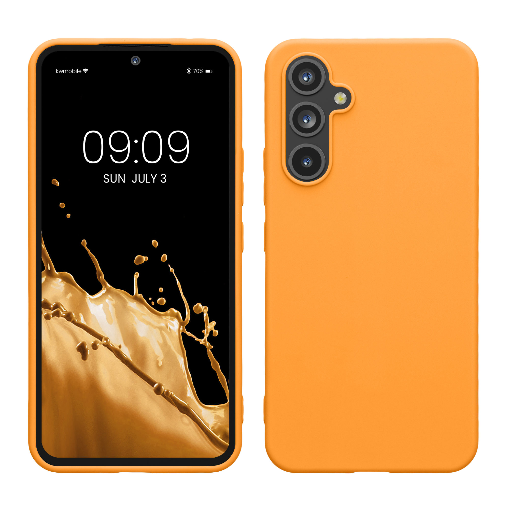 Kryt na mobil Samsung Galaxy A54 5G kwmobile TPU Ovocná oranžová