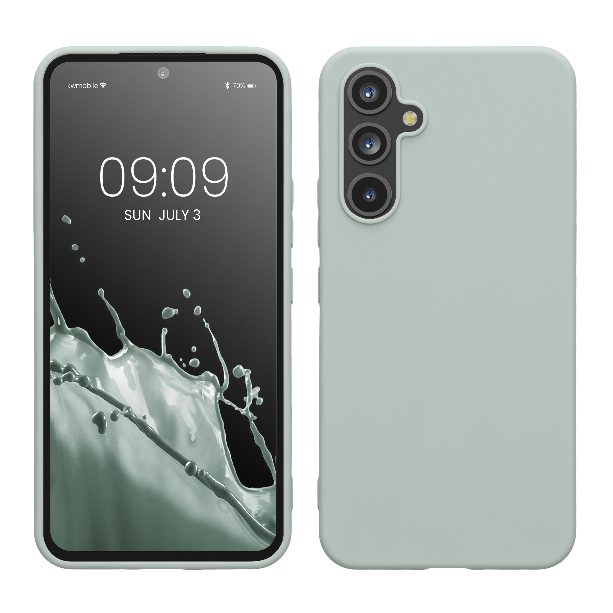 Pouzdro pro Samsung Galaxy A54 5G kwmobile TPU - světle mátová