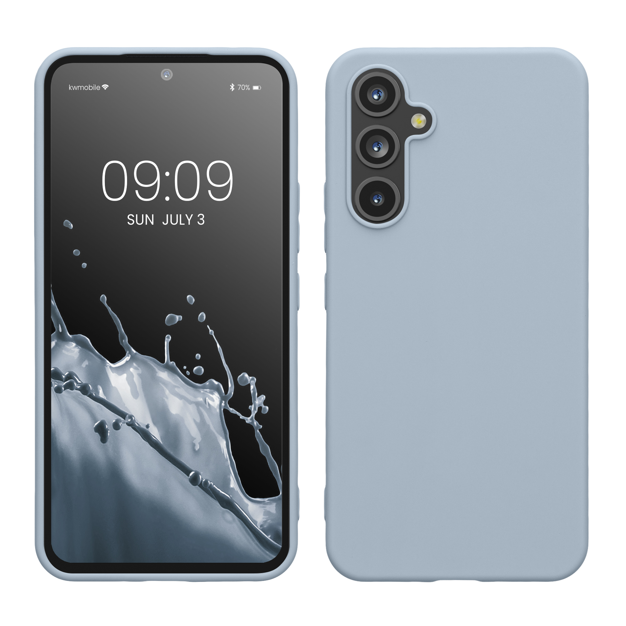 Kryt na mobil Samsung Galaxy A54 5G kwmobile TPU Light Blue Matte