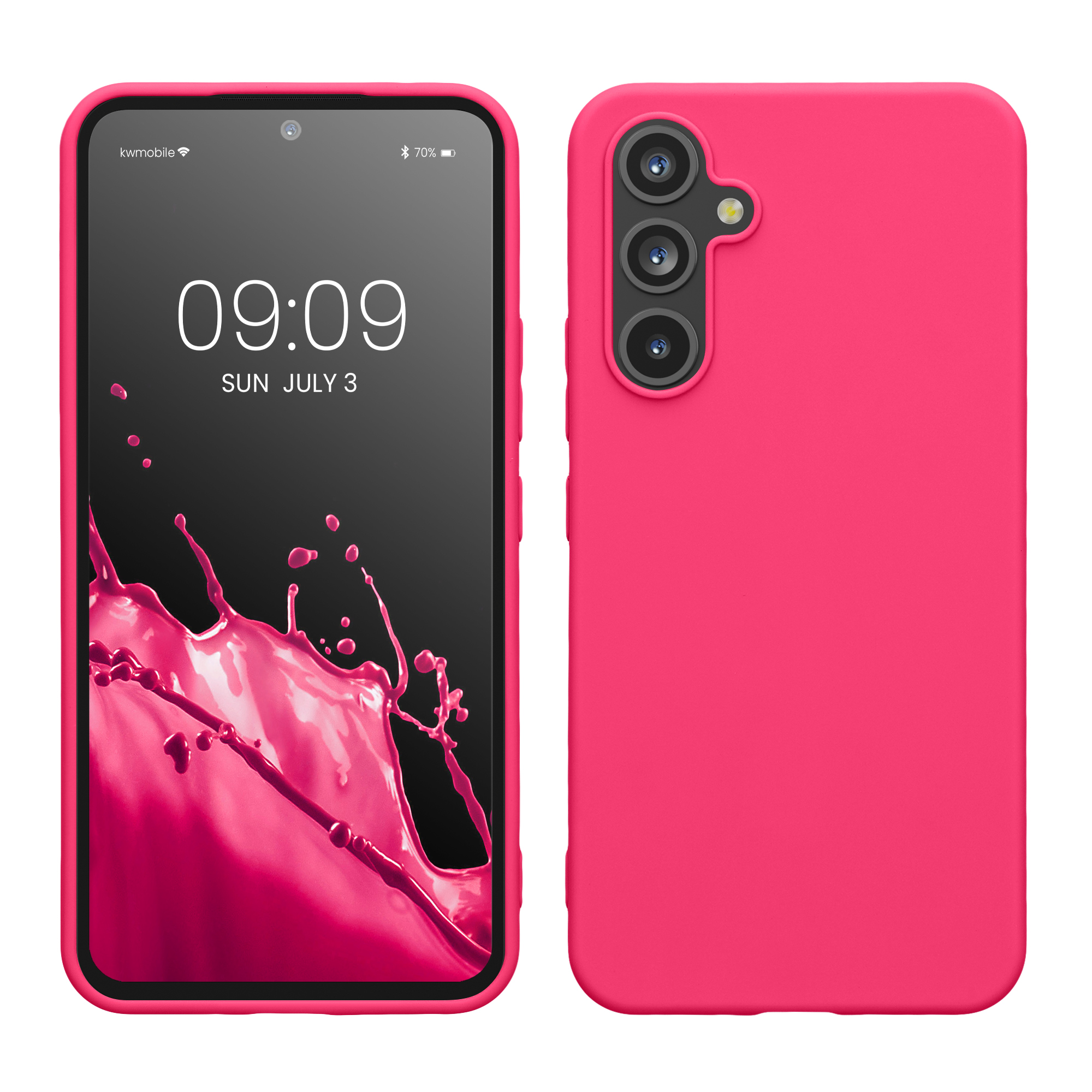 Kryt na mobil Samsung Galaxy A54 5G kwmobile TPU Neonová růžová