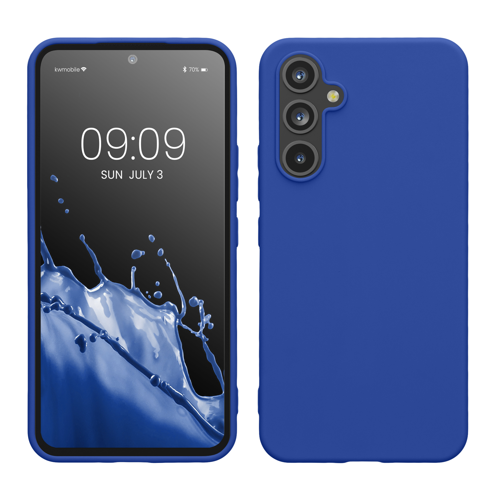 Kryt na mobil Samsung Galaxy A54 5G kwmobile TPU Baltická modrá