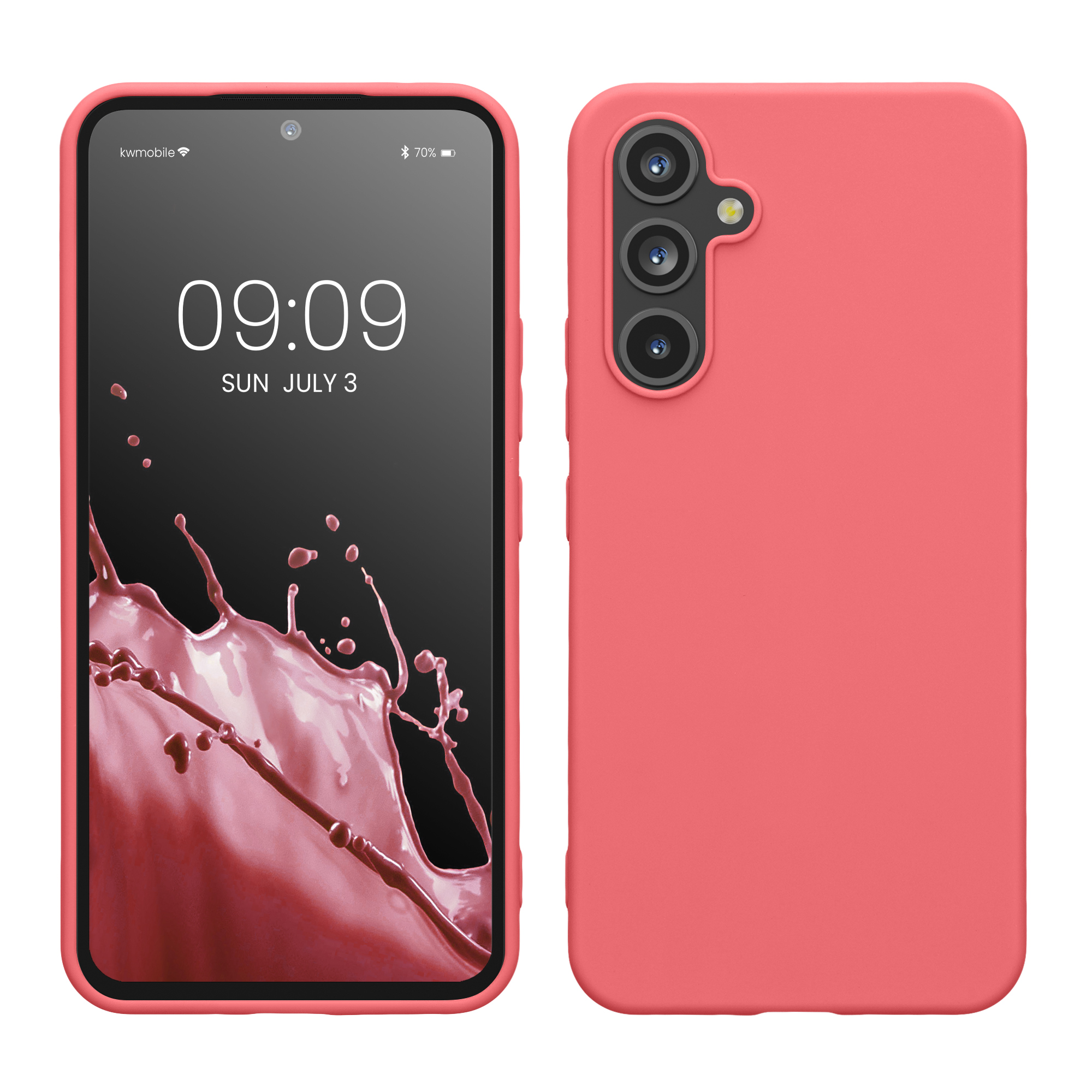 Kryt na mobil Samsung Galaxy A54 5G kwmobile TPU Neonová korálová