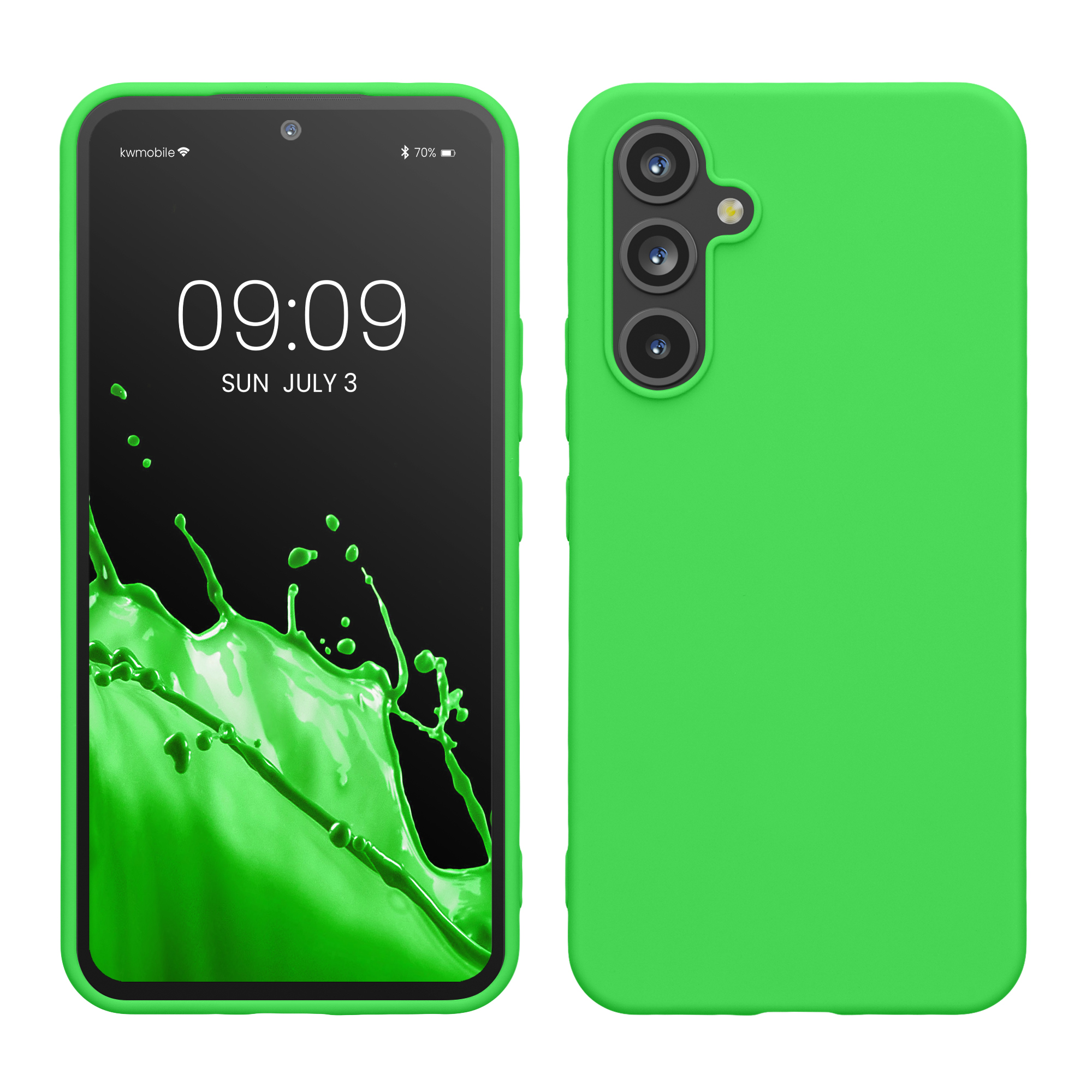 Kryt na mobil Samsung Galaxy A54 5G kwmobile TPU Neon Green