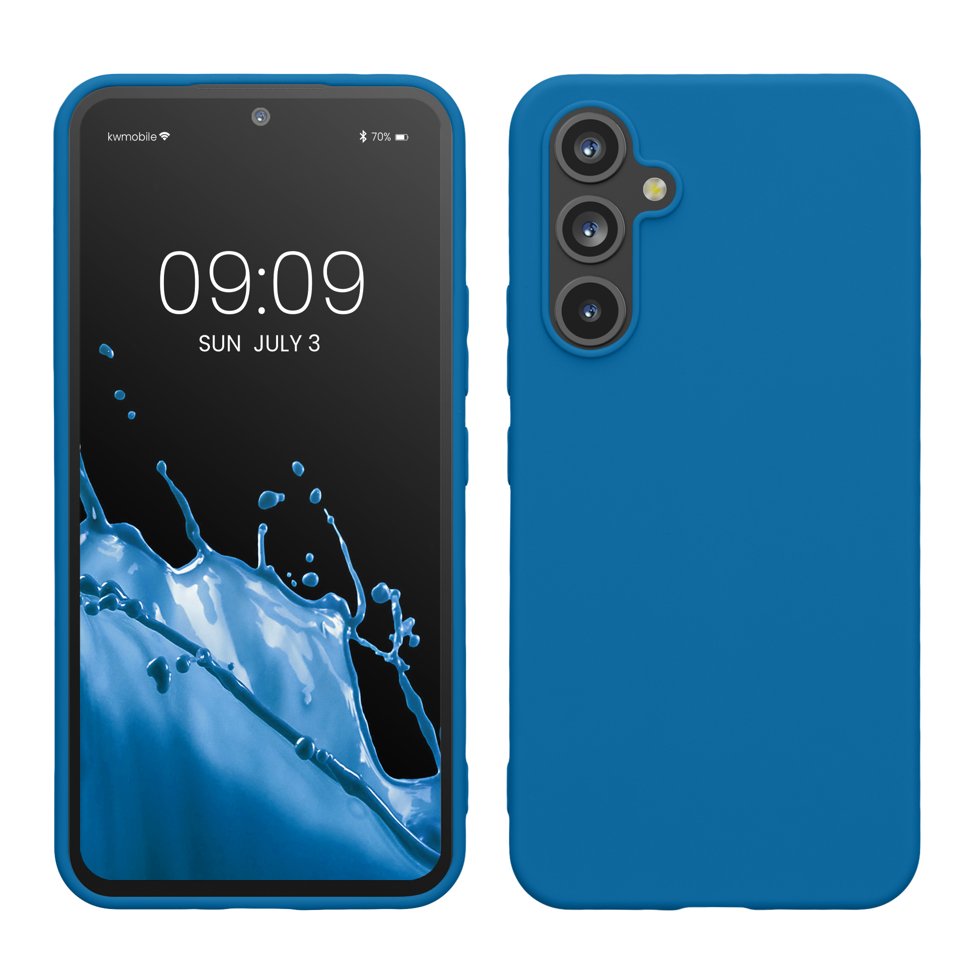 Kryt na mobil Samsung Galaxy A54 5G kwmobile TPU Modrý útes
