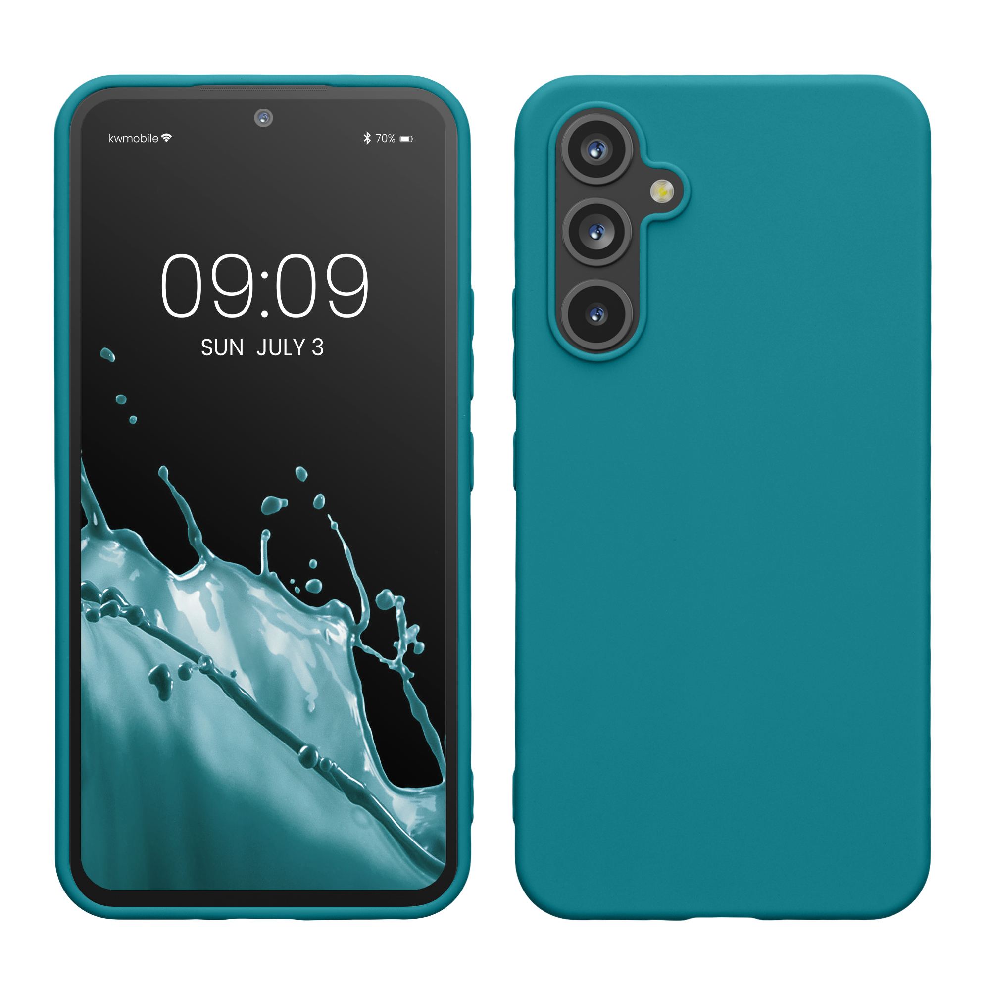 Kryt na mobil Samsung Galaxy A54 5G kwmobile TPU Petrolejová