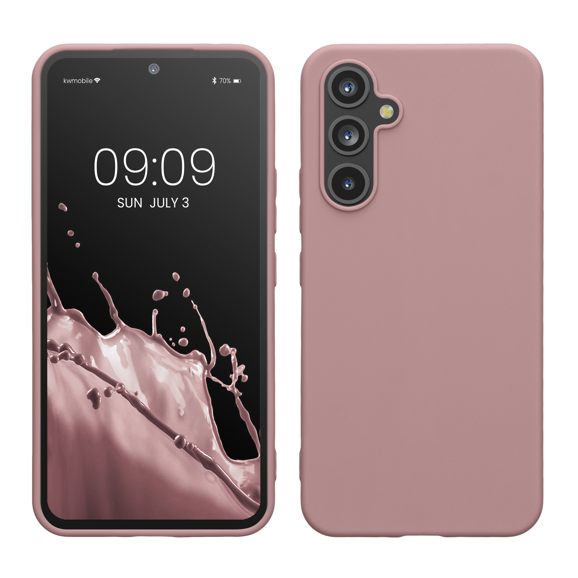 Kryt na mobil Samsung Galaxy A54 5G kwmobile TPU Nahá lila