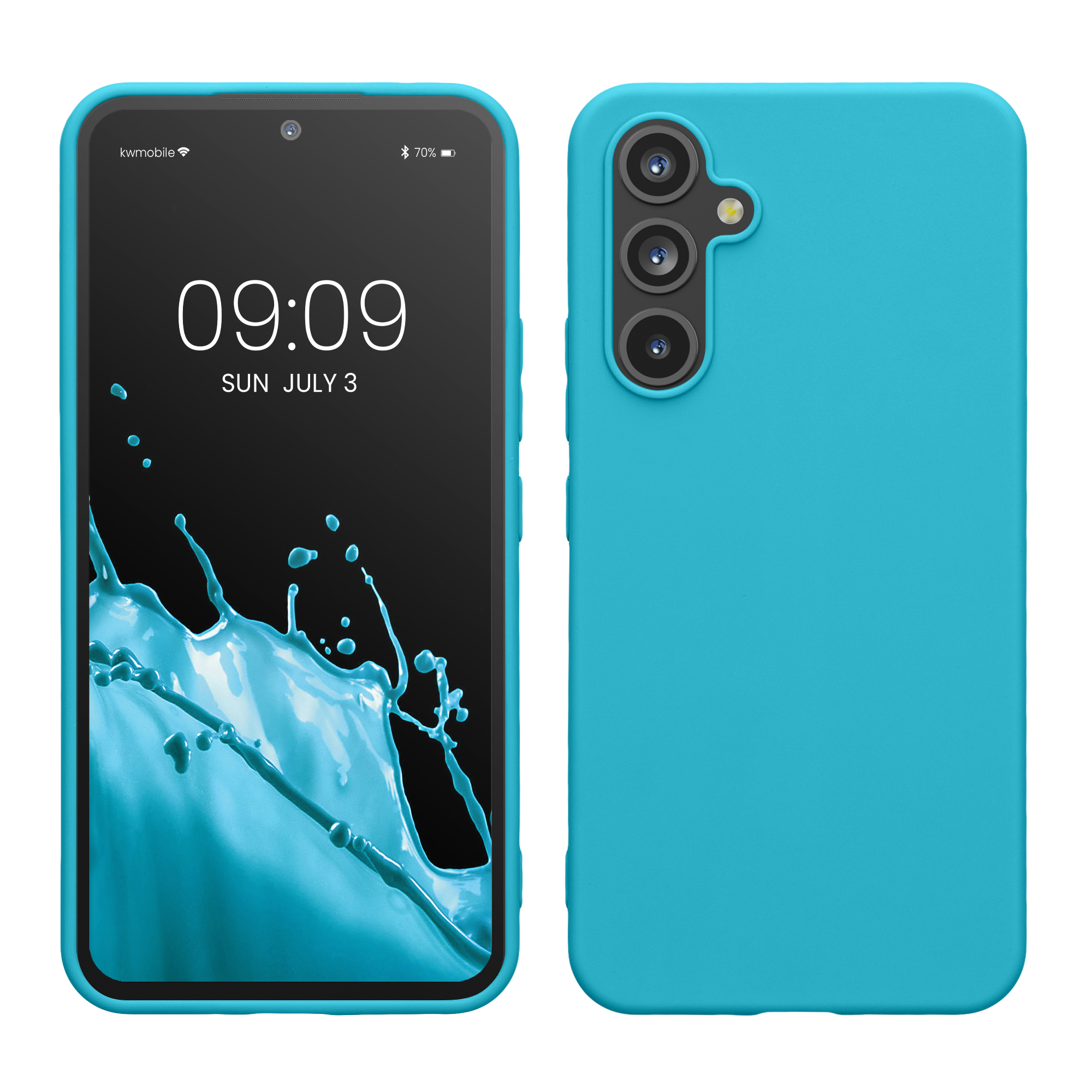 Pouzdro pro Samsung Galaxy A54 5G kwmobile TPU - ledově modrá