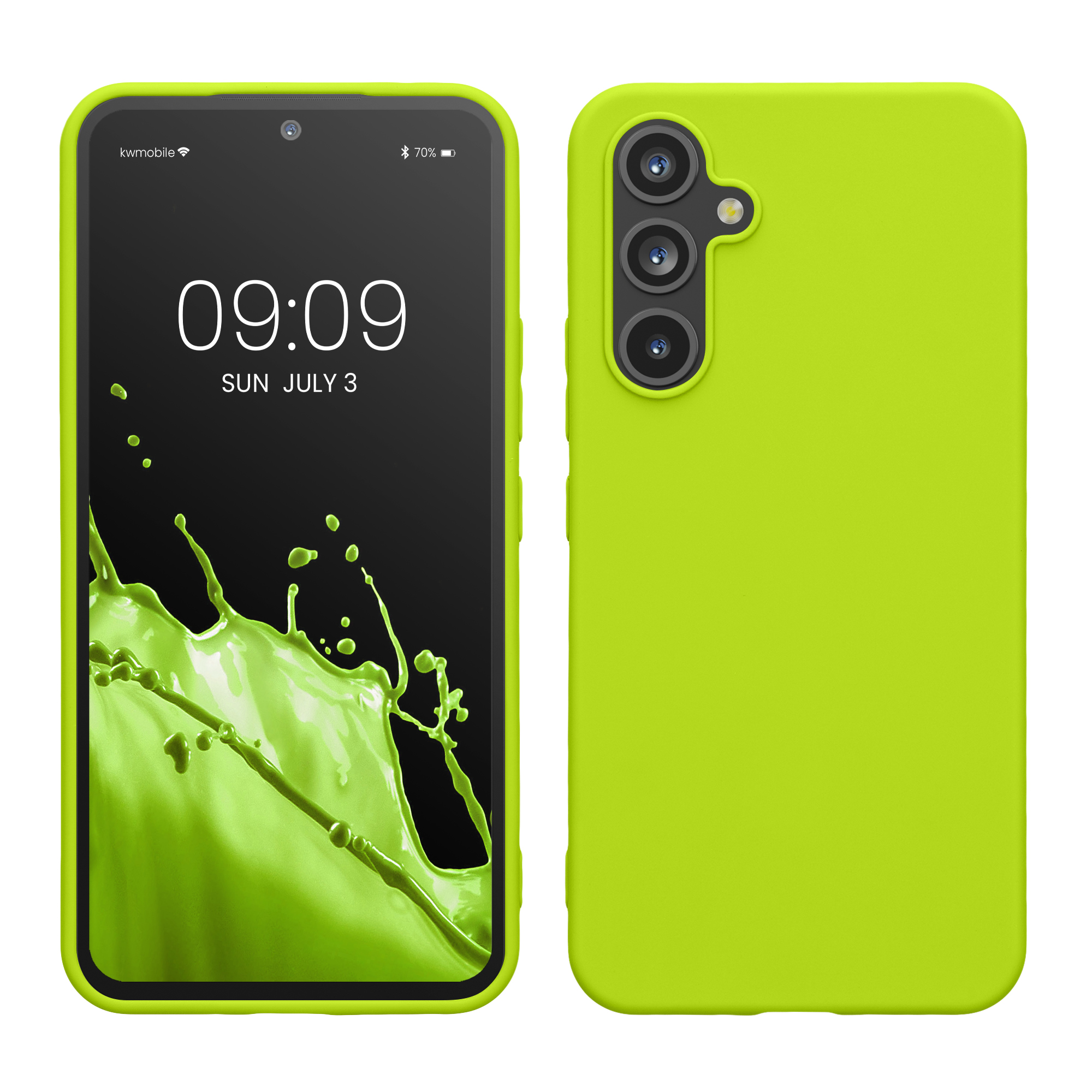 Pouzdro pro Samsung Galaxy A54 5G kwmobile TPU - neonově žlutá