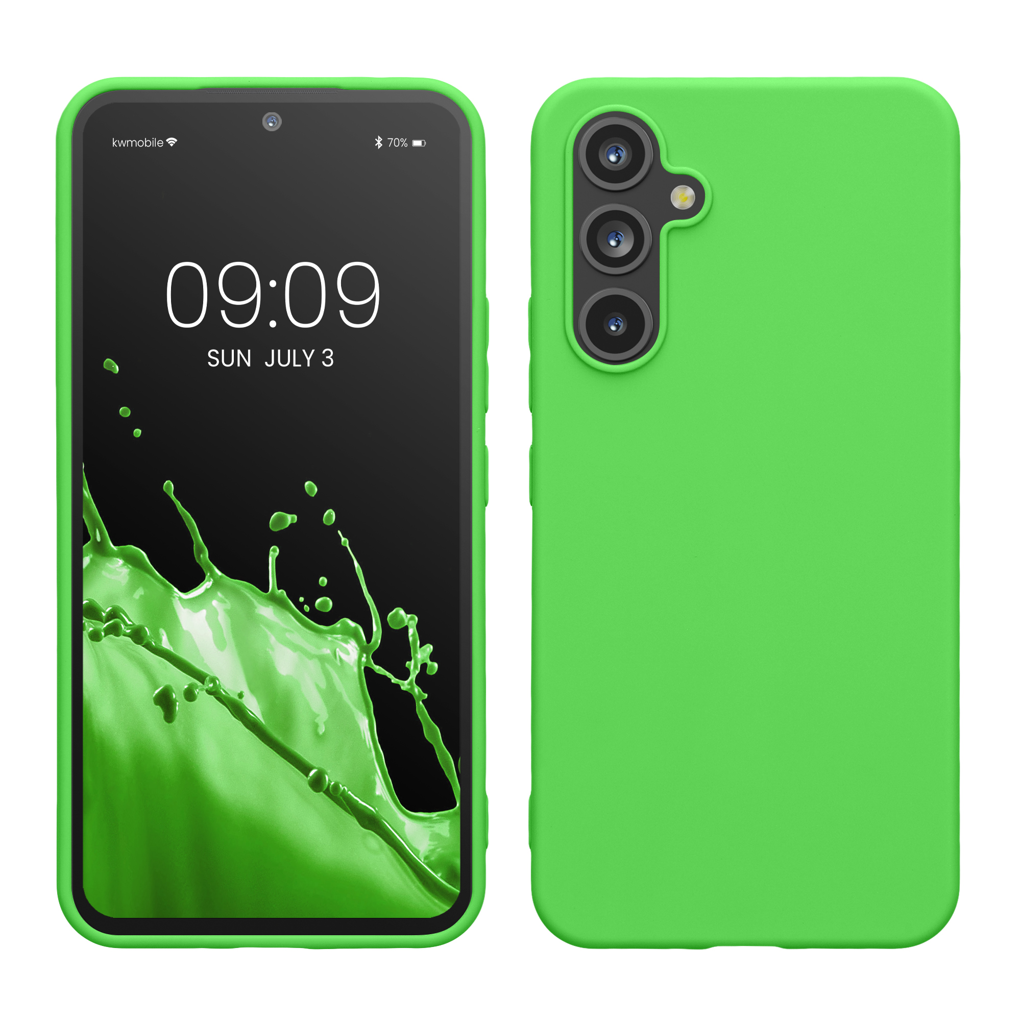 Pouzdro pro Samsung Galaxy A54 5G kwmobile TPU - limetkově zelená
