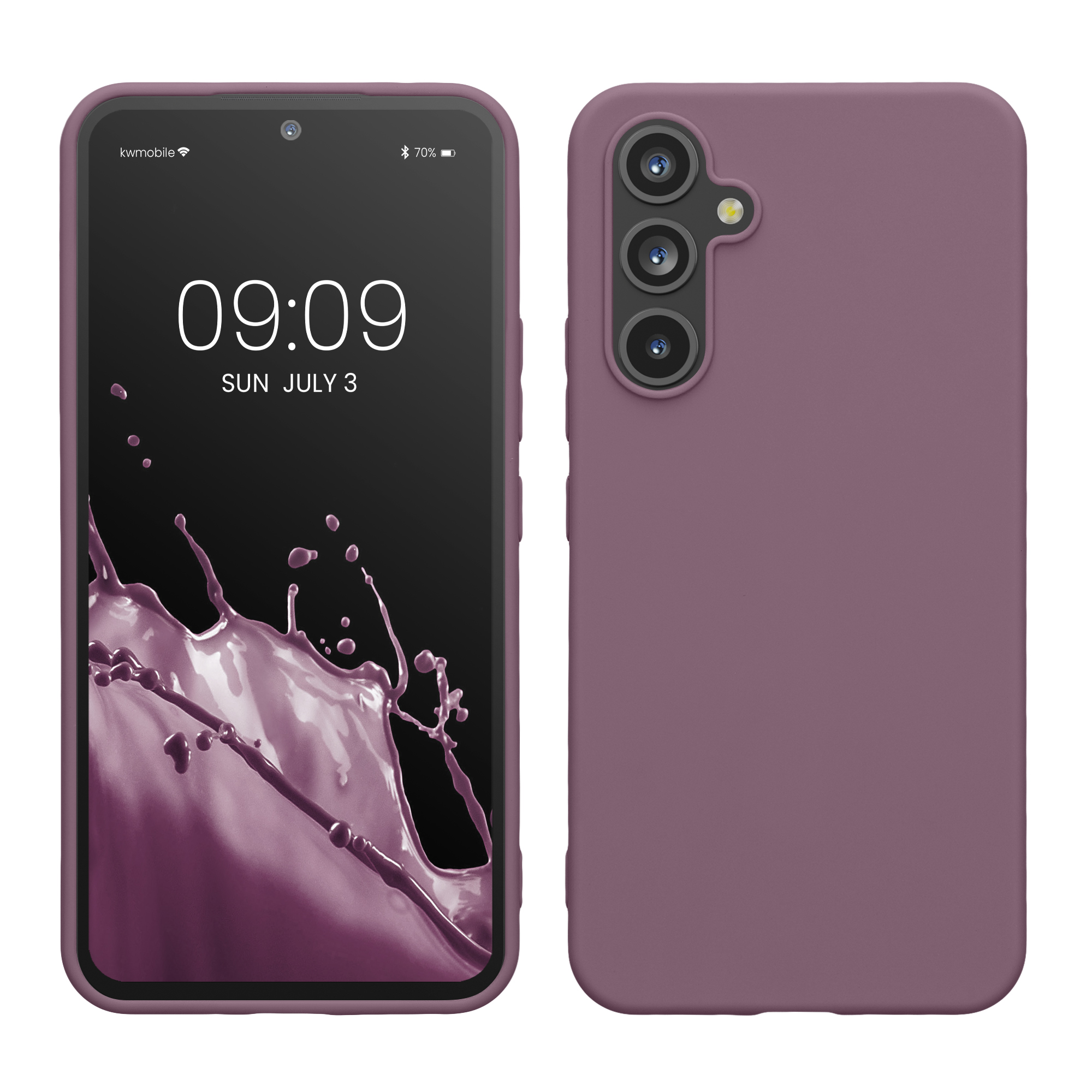 Pouzdro pro Samsung Galaxy A54 5G kwmobile TPU - pastelová kosatcová