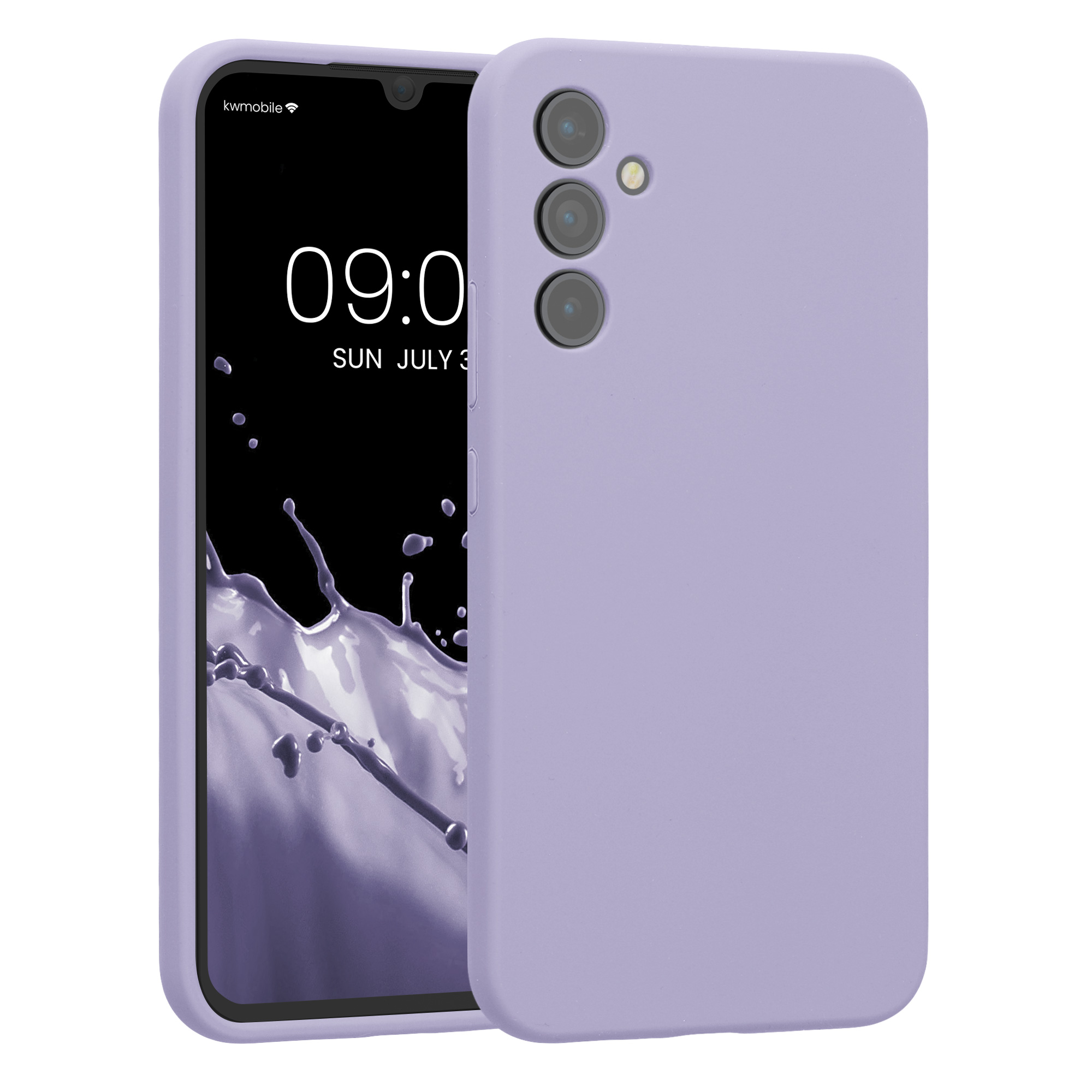 Matný kryt na mobil Samsung Galaxy A34 5G kwmobile levandulový