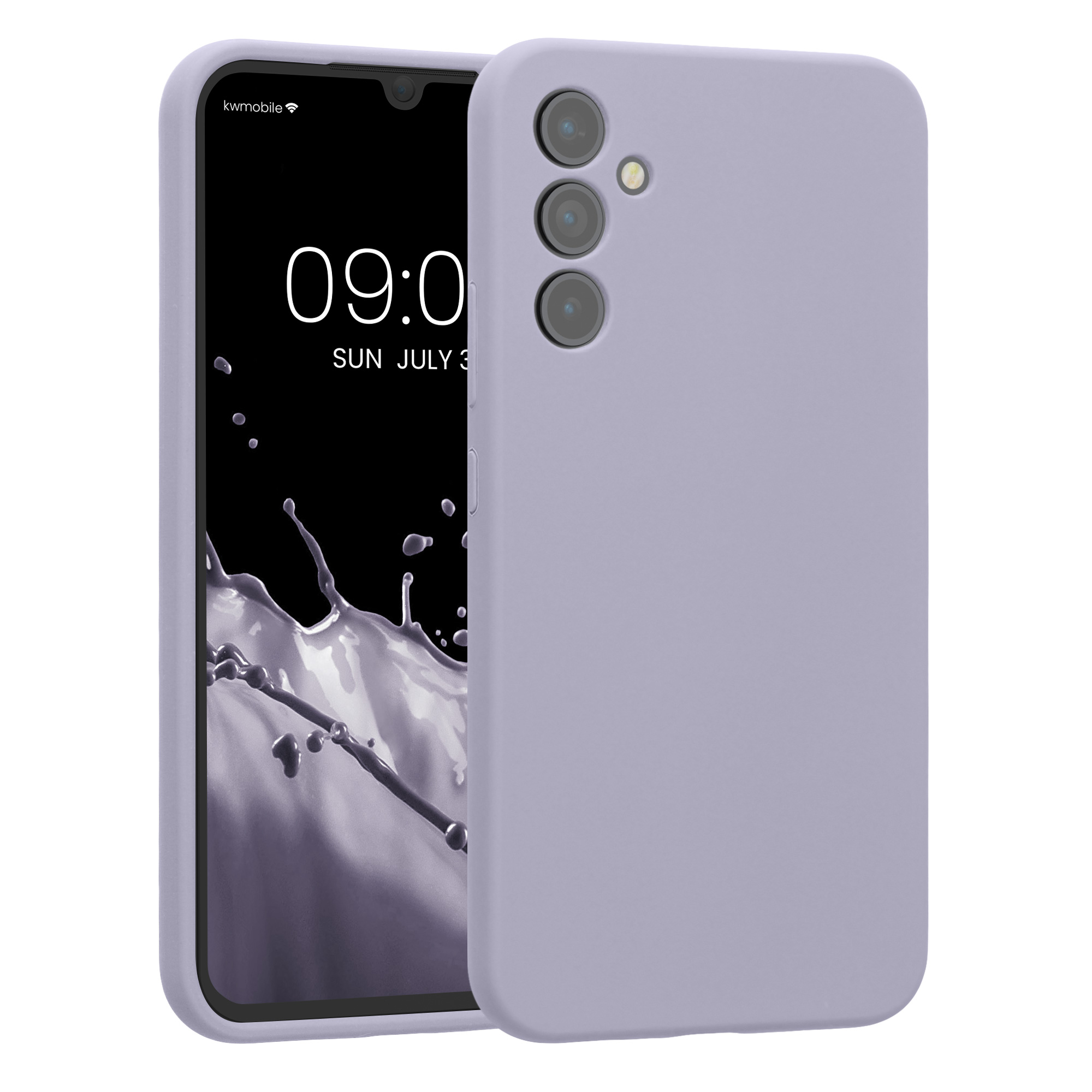 Matný kryt na mobil Samsung Galaxy A34 5G kwmobile světle levandulový