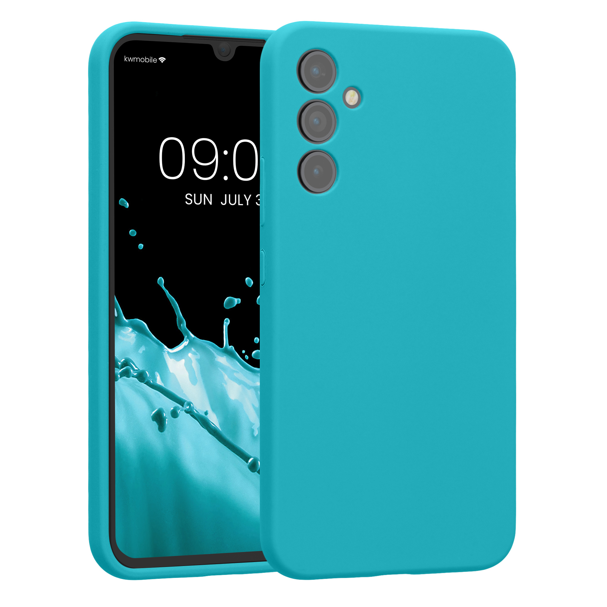 Matný kryt na mobil Samsung Galaxy A34 5G kwmobile Cool Glacier