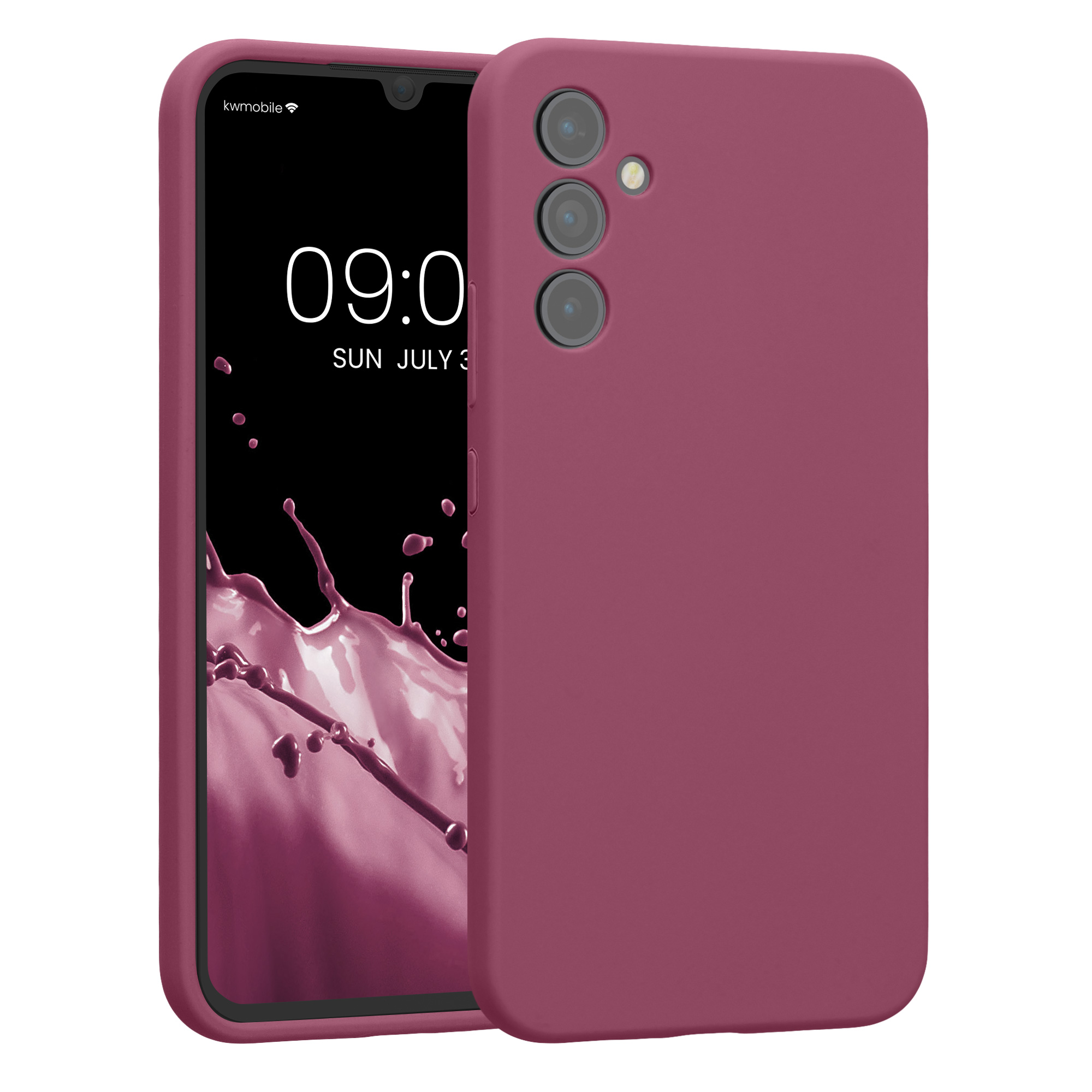 Matný kryt na mobil Samsung Galaxy A34 5G kwmobile orchideově fialový
