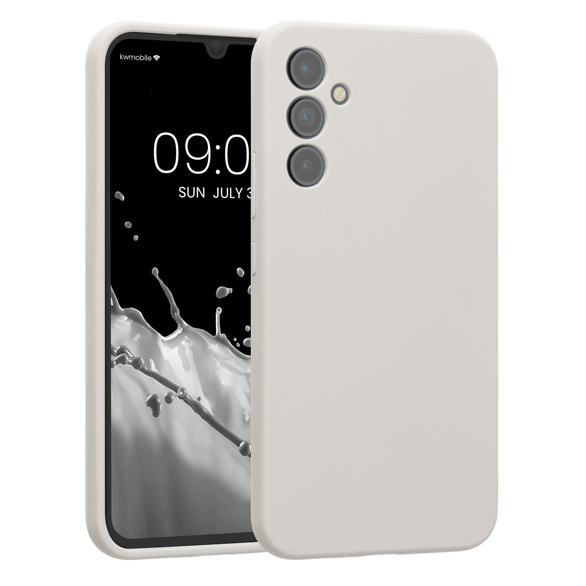 Matný kryt na mobil Samsung Galaxy A34 5G kwmobile matně bílý