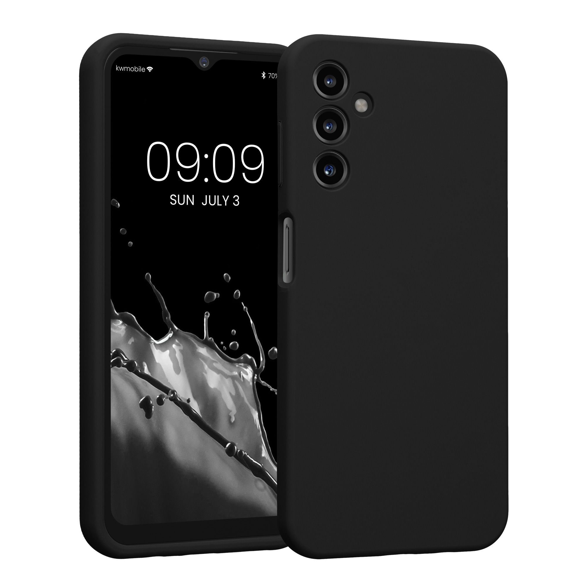 Kryt na mobil Samsung Galaxy A14 5G kwmobile slim matný TPU Černá