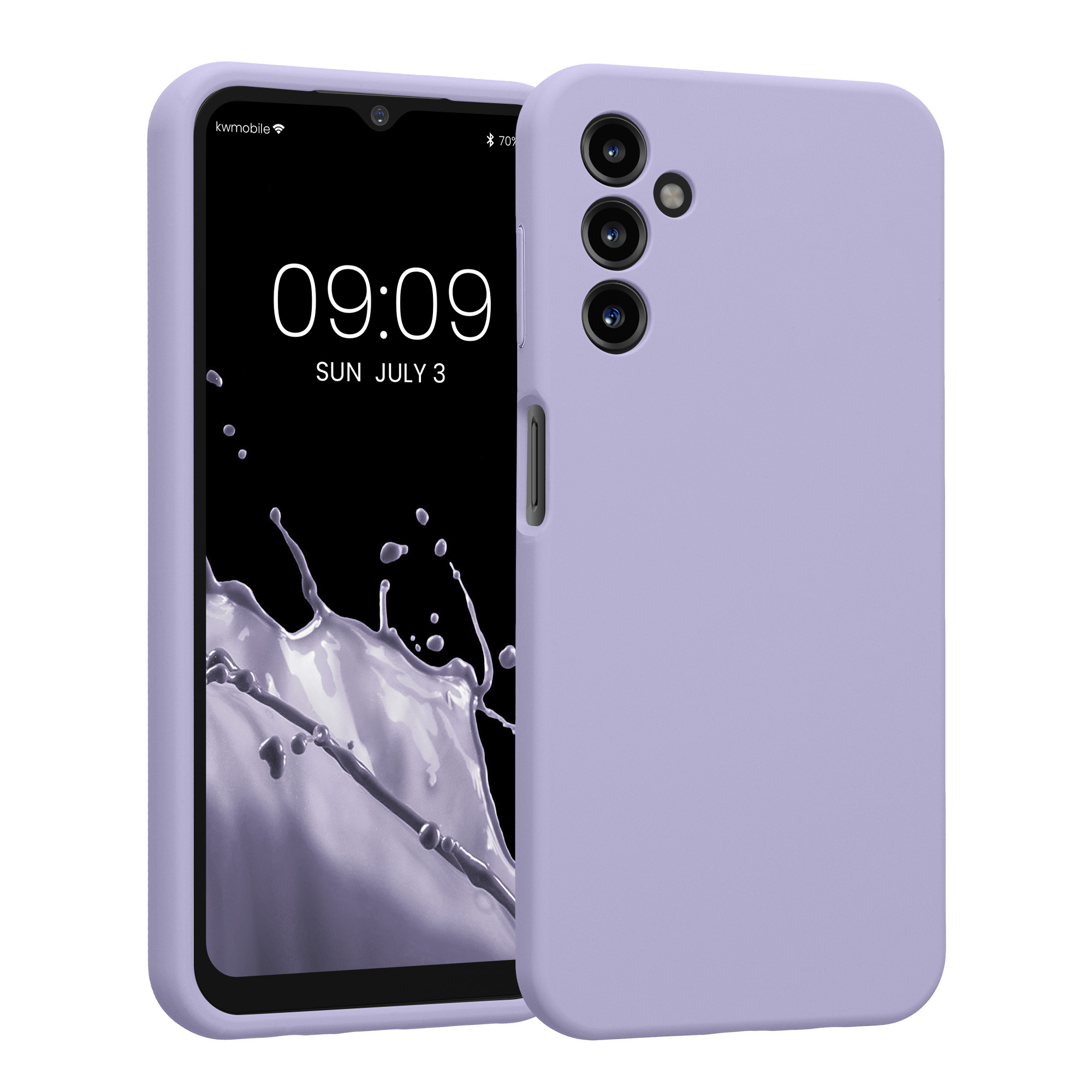Kryt na mobil Samsung Galaxy A14 5G kwmobile slim matný TPU Levandulová
