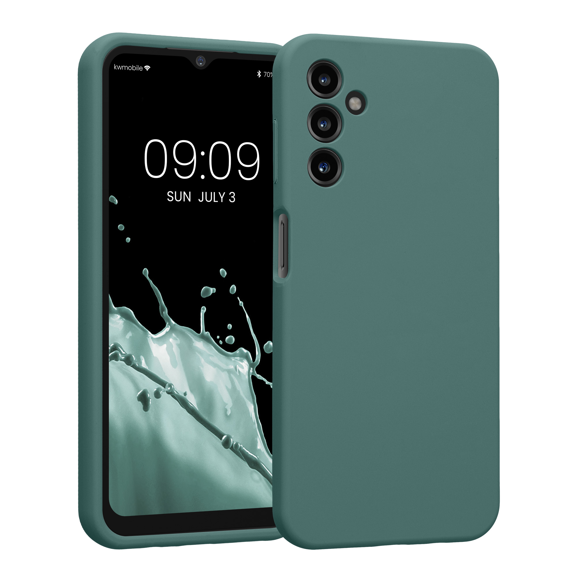 Kryt na mobil Samsung Galaxy A14 5G kwmobile slim matný TPU Arktická noc