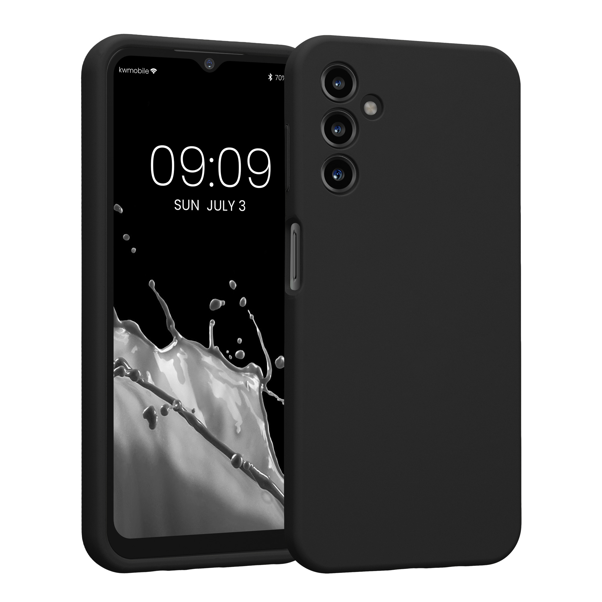 Kryt na mobil Samsung Galaxy A14 5G kwmobile slim matný TPU Matná černá