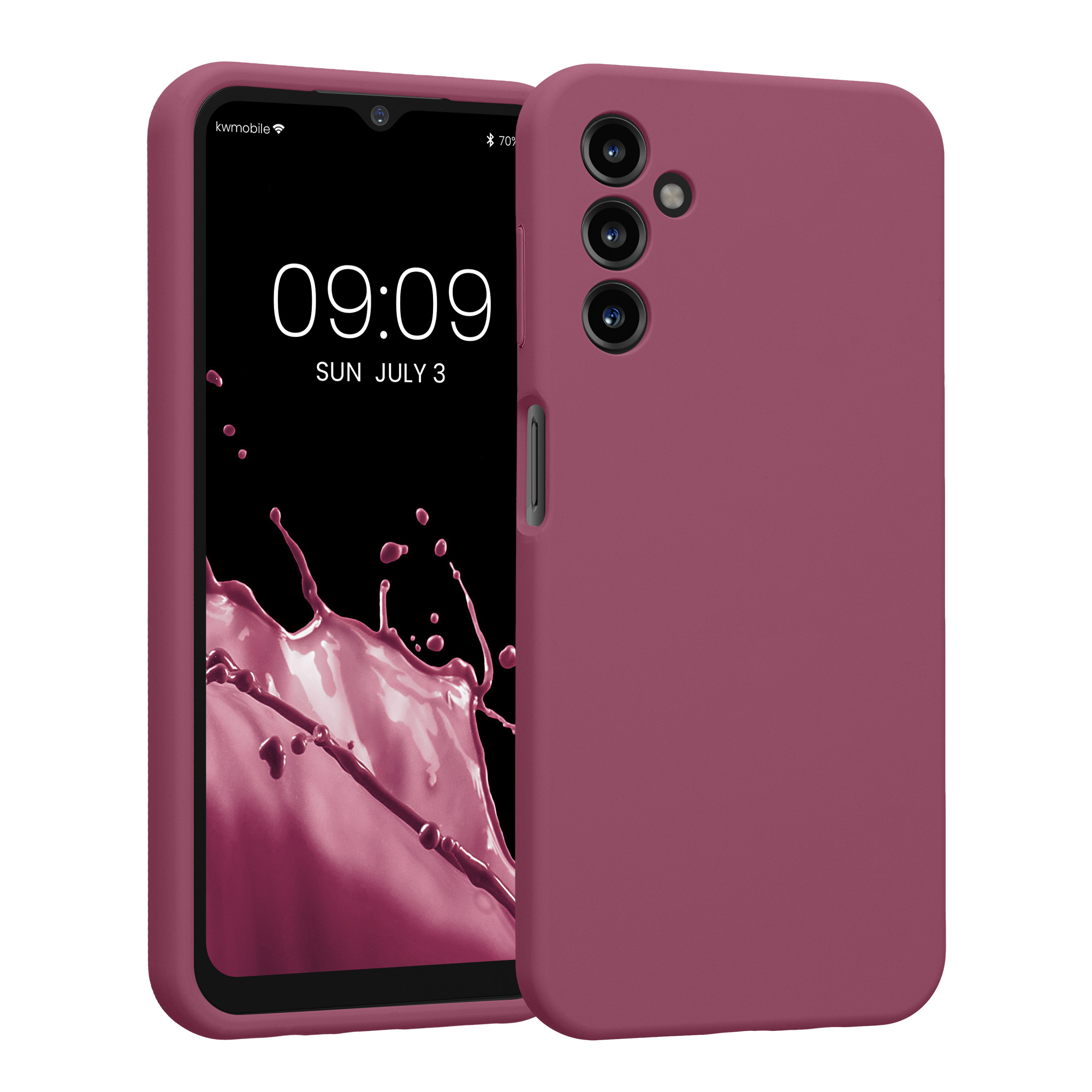Kryt na mobil Samsung Galaxy A14 5G kwmobile slim matný TPU Orchidejová fialová