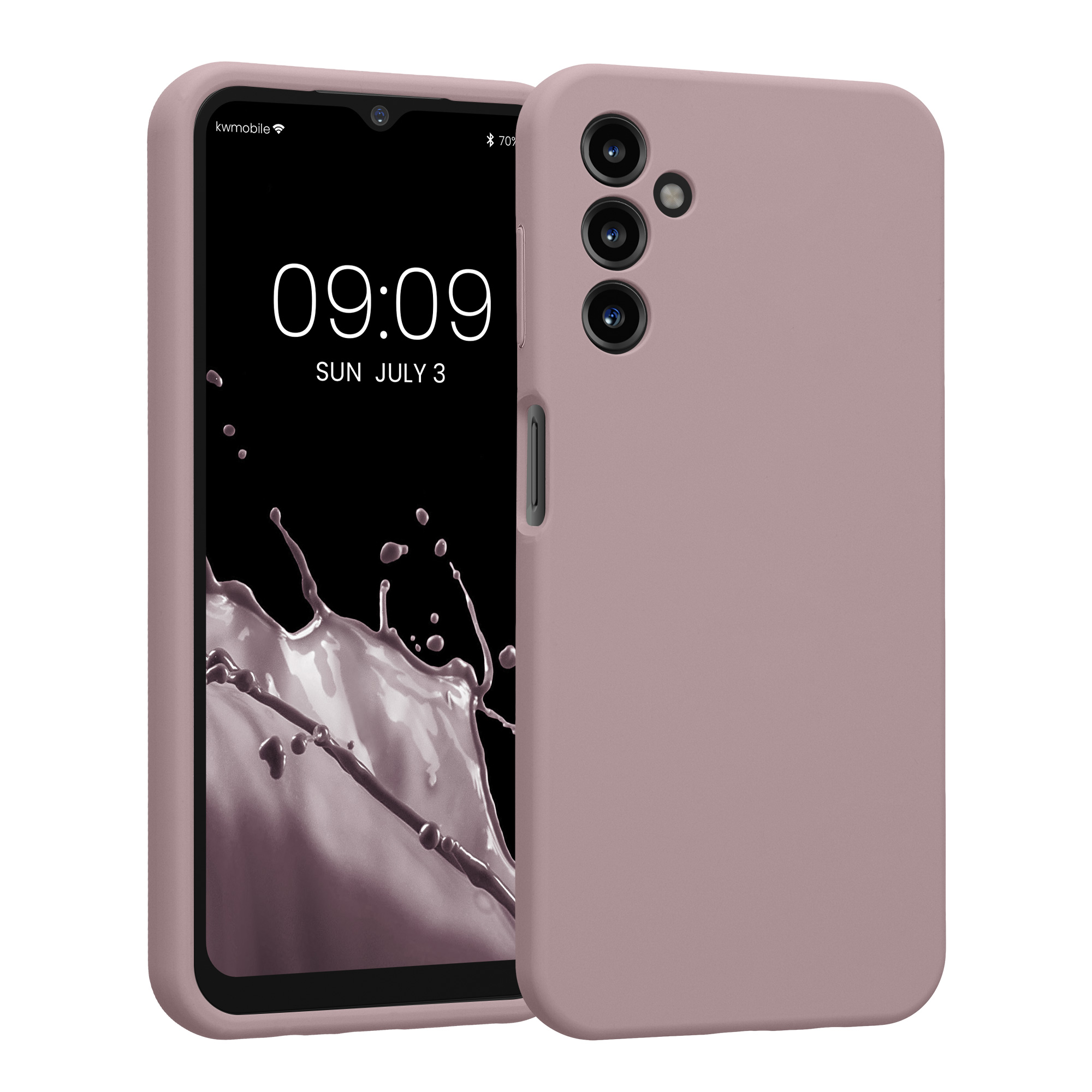 Kryt na mobil Samsung Galaxy A14 5G kwmobile slim matný TPU Nahá lila