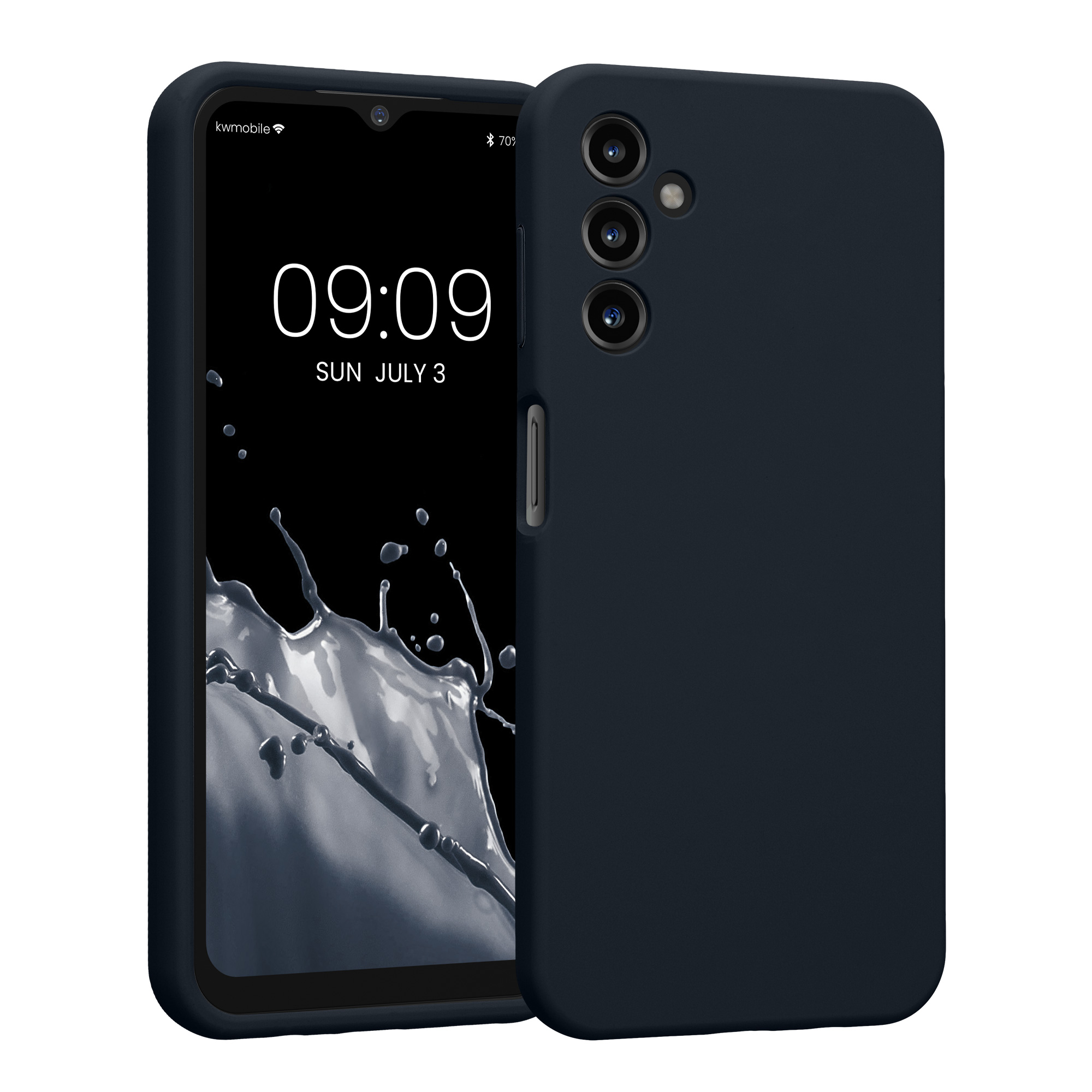 Kryt na mobil Samsung Galaxy A14 5G kwmobile slim matný TPU Borůvková