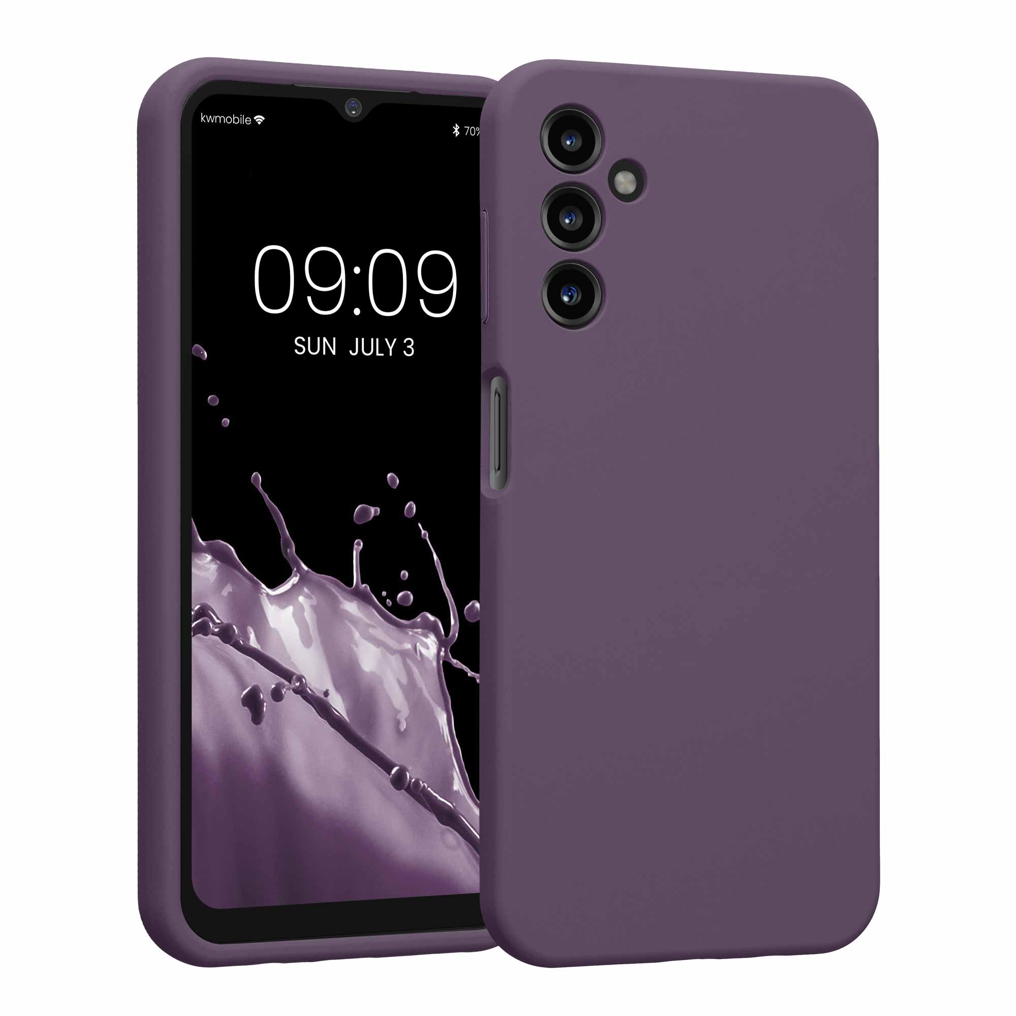 Kryt na mobil Samsung Galaxy A14 5G kwmobile slim matný TPU Bledá iris