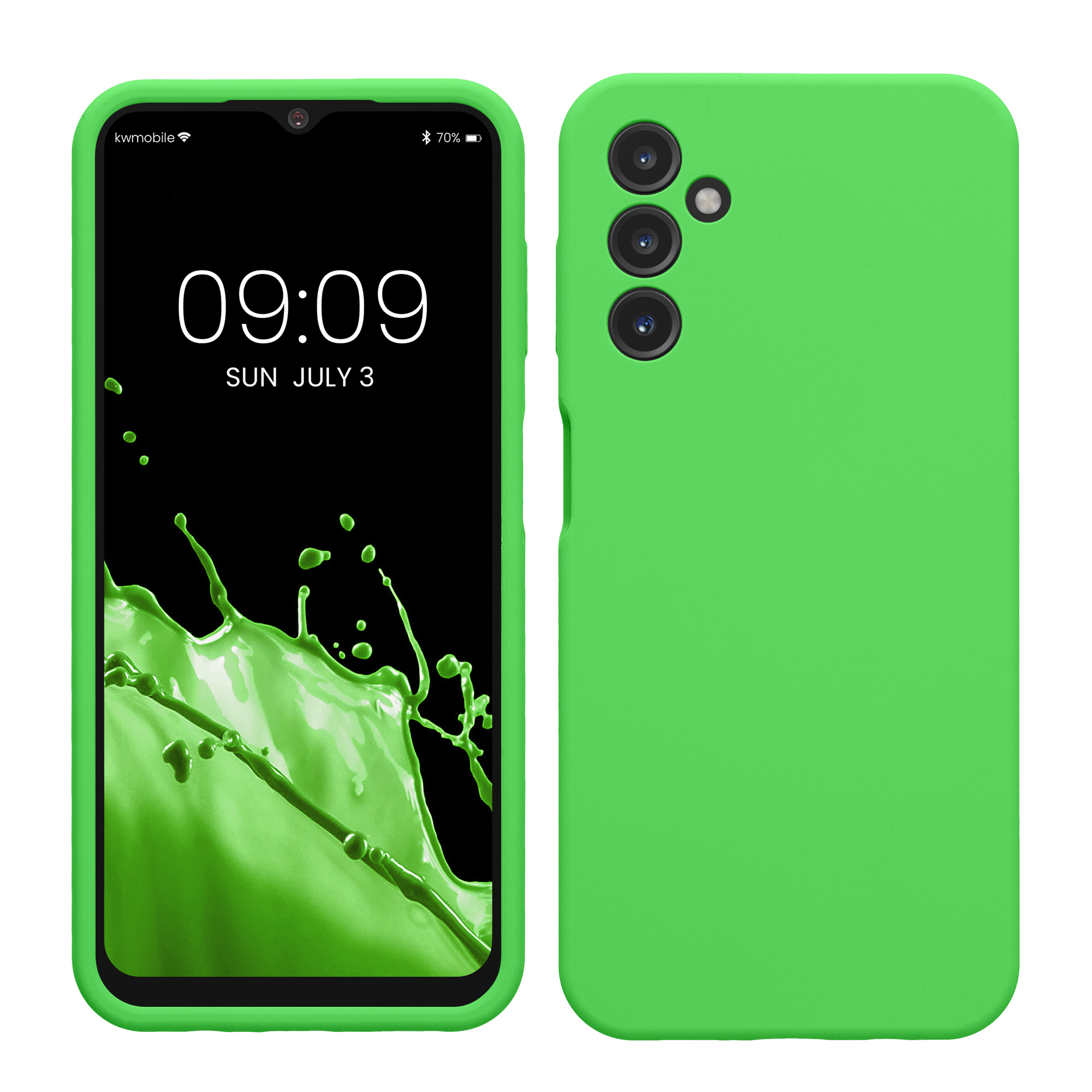 Kryt na mobil Samsung Galaxy A14 5G kwmobile TPU Limetková zelená