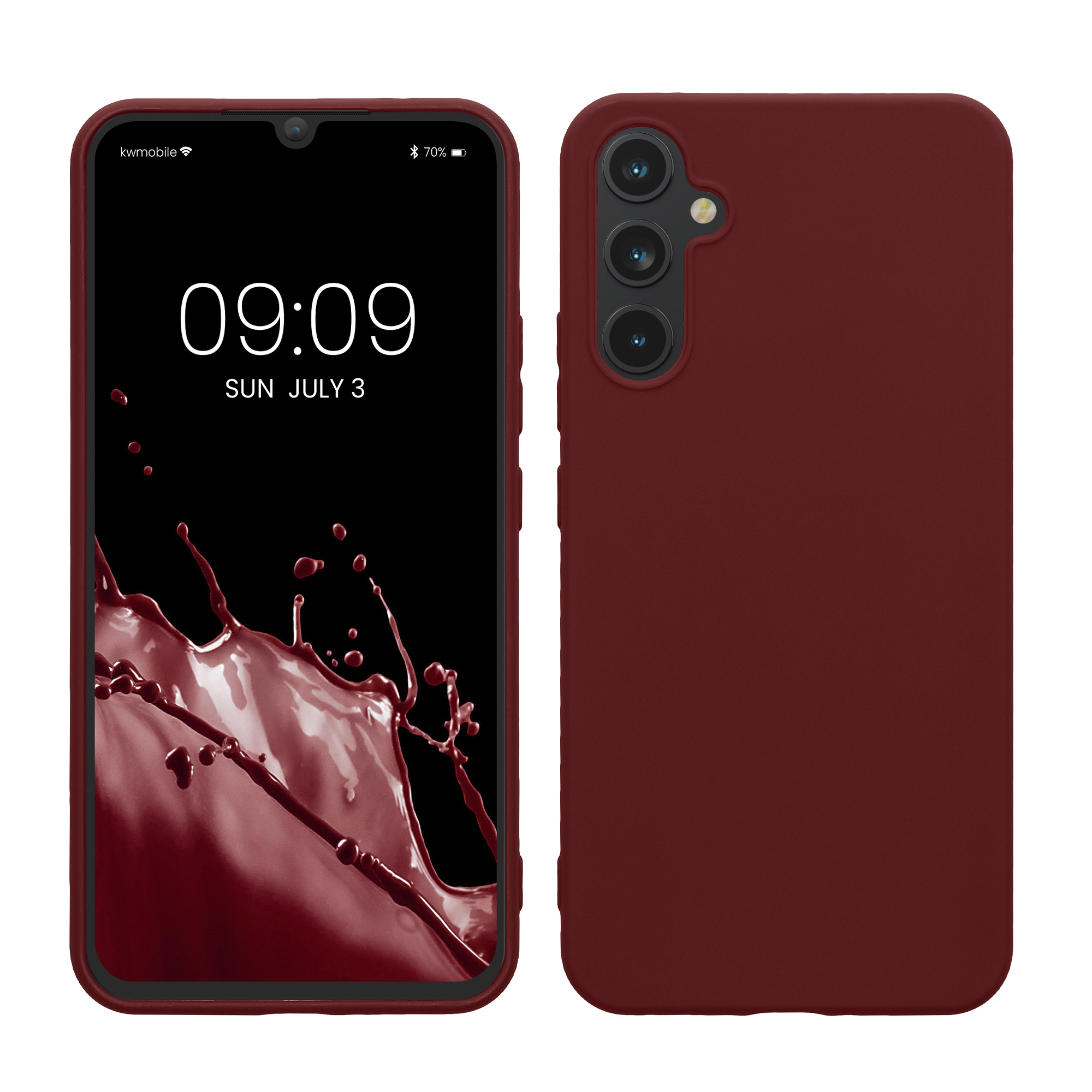 Kryt na mobil Samsung Galaxy A34 5G kwmobile TPU vínově fialový