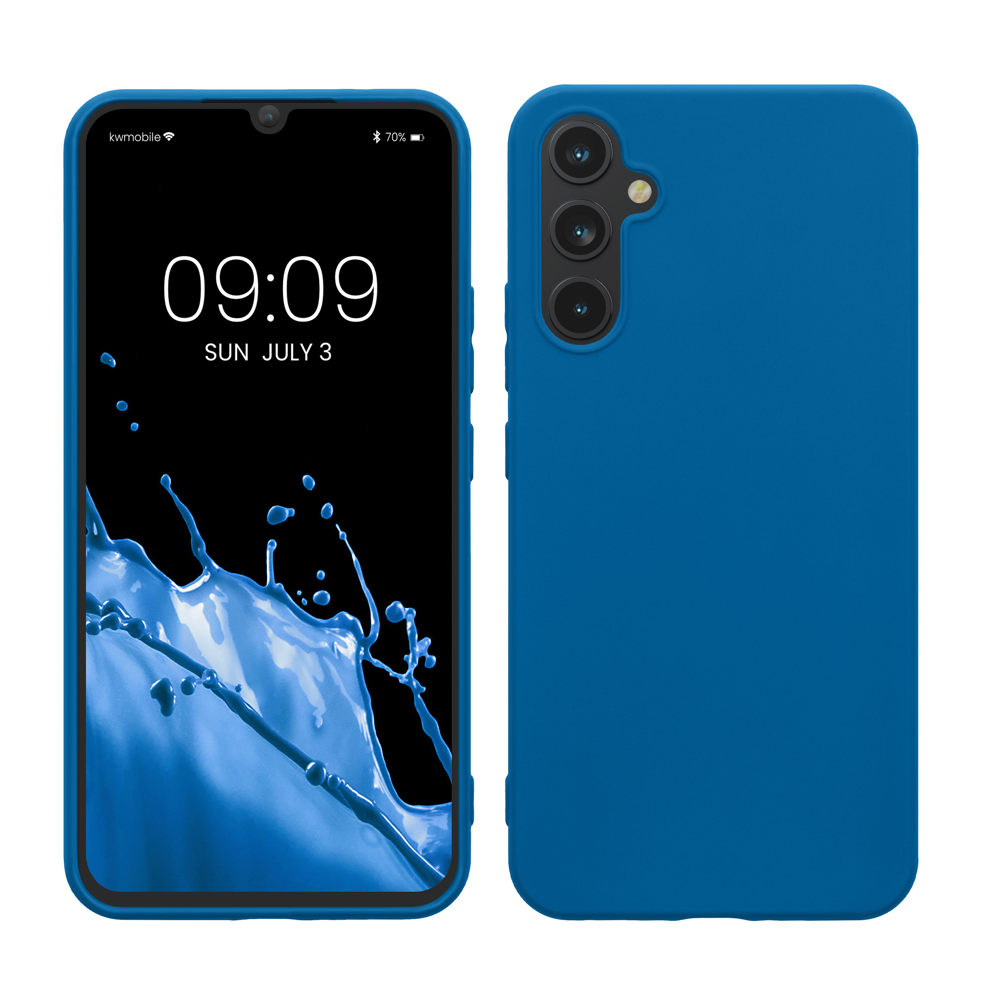 Kryt na mobil Samsung Galaxy A34 5G kwmobile TPU karibsky modrý