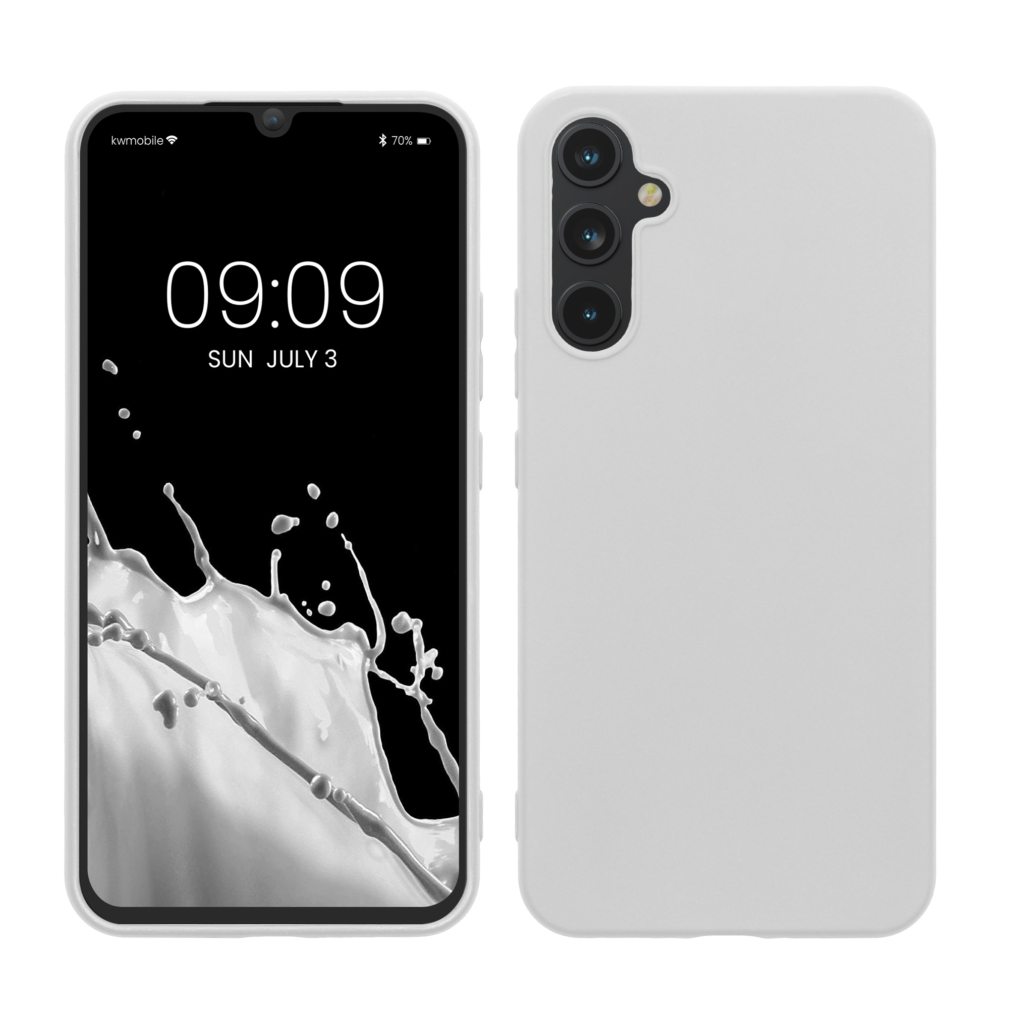 Kryt na mobil Samsung Galaxy A34 5G kwmobile TPU matně bílý
