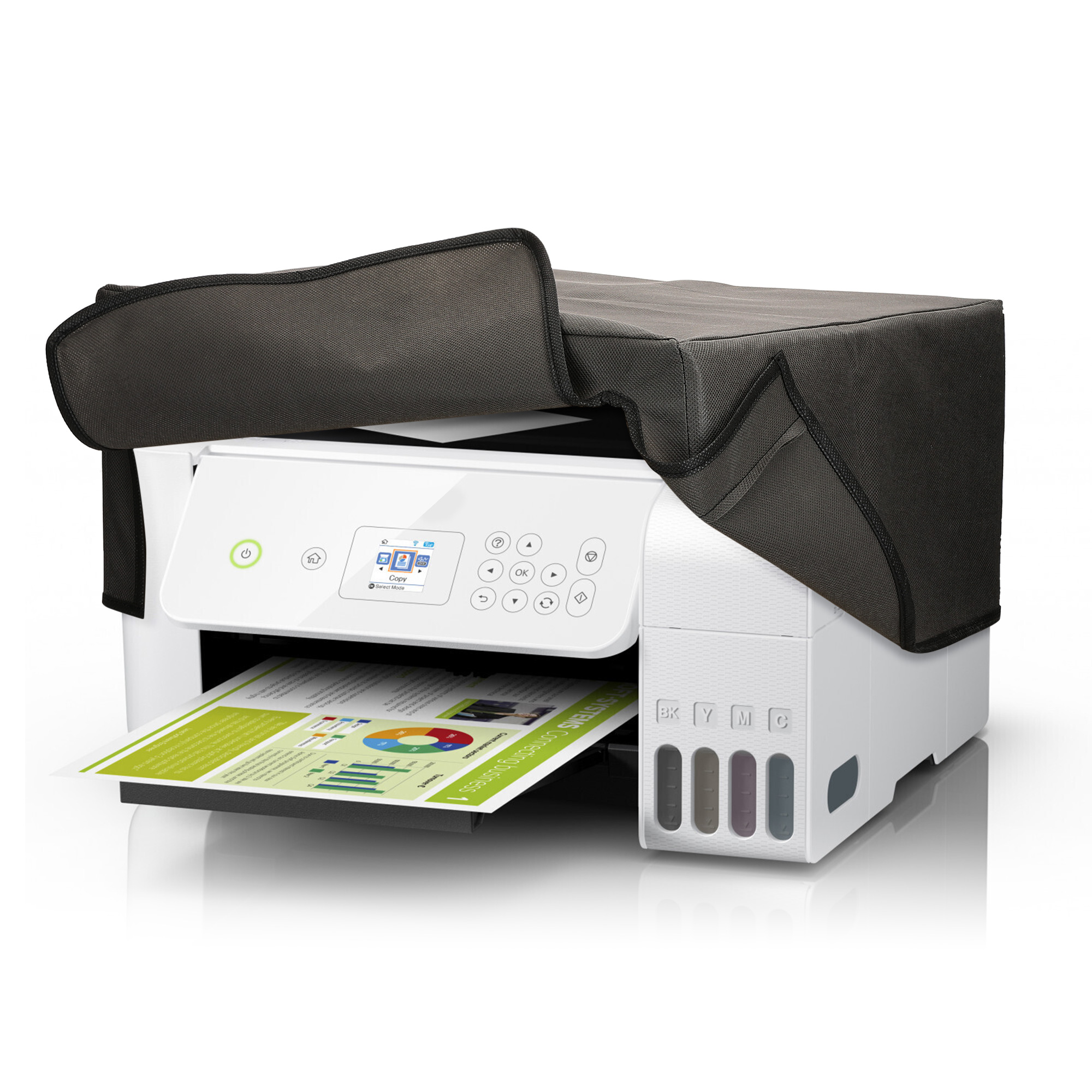 Ochranný obal na tiskárnu Epson Eco Tank kwmobile tmavě šedý