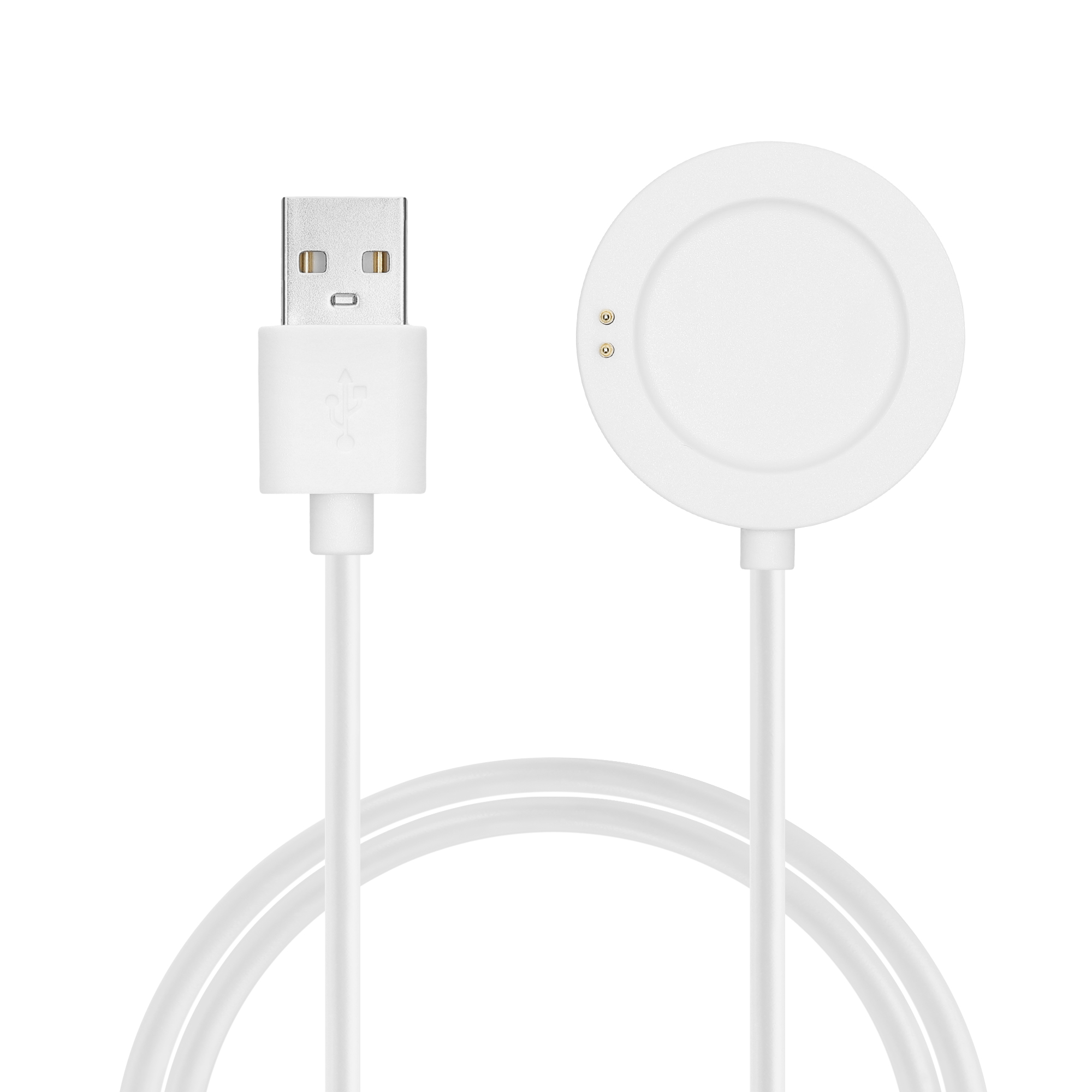 Nabíjecí kabel kwmobile pro Xiaomi Watch S2 (42mm / 46mm), bílá