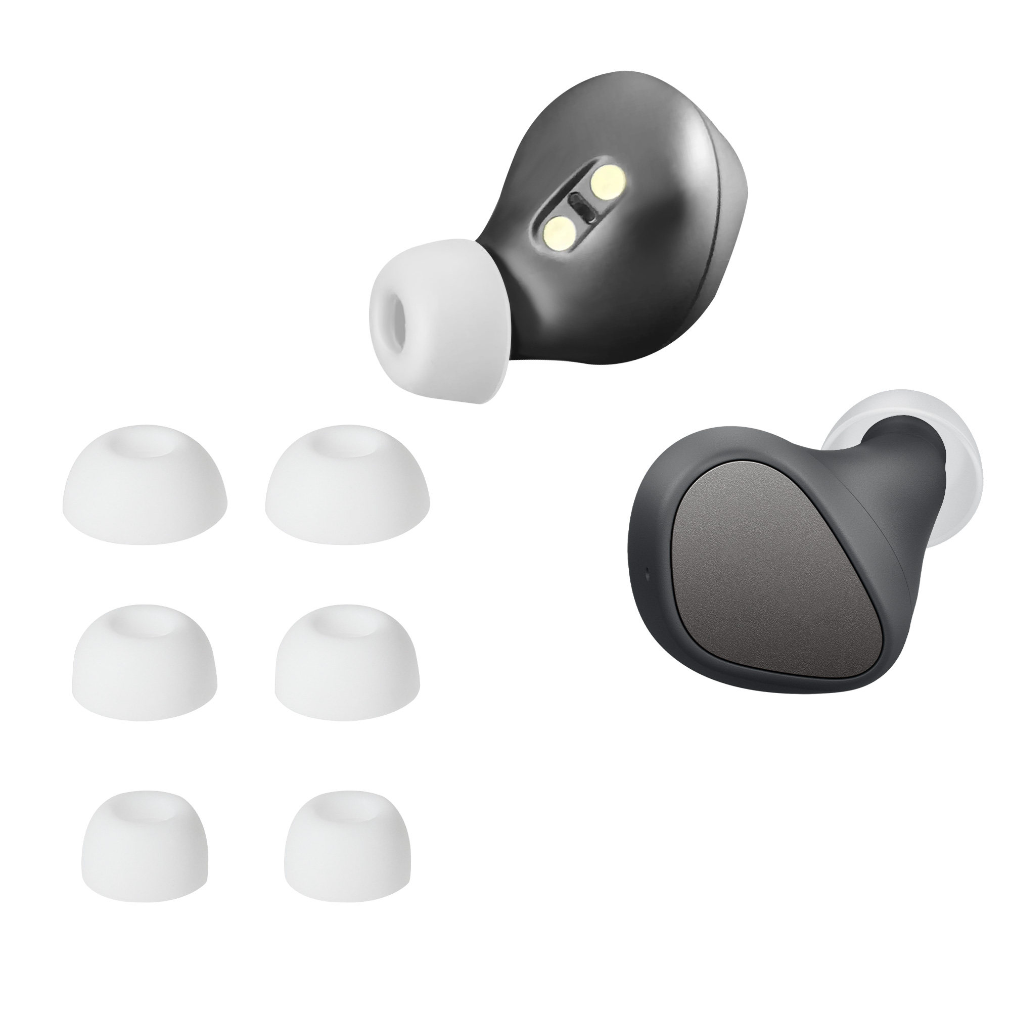 Náhradní špunty do uší Jabra Elite 3 kwmobile 6 ks bílá